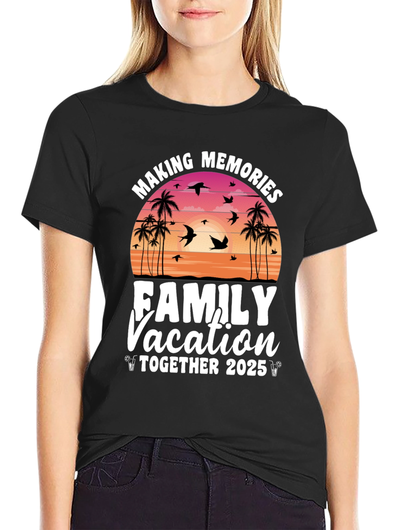 Making Memories Family Vacation 2025 T-Shirt