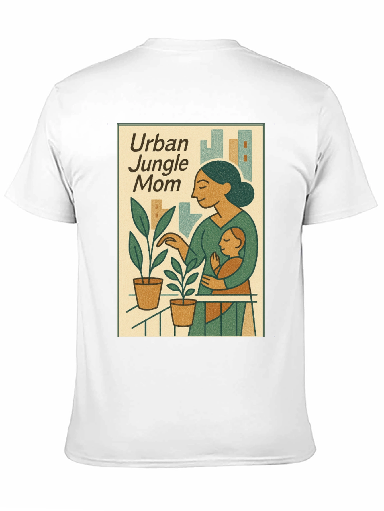 Urban Jungle Mom Graphic T-Shirt