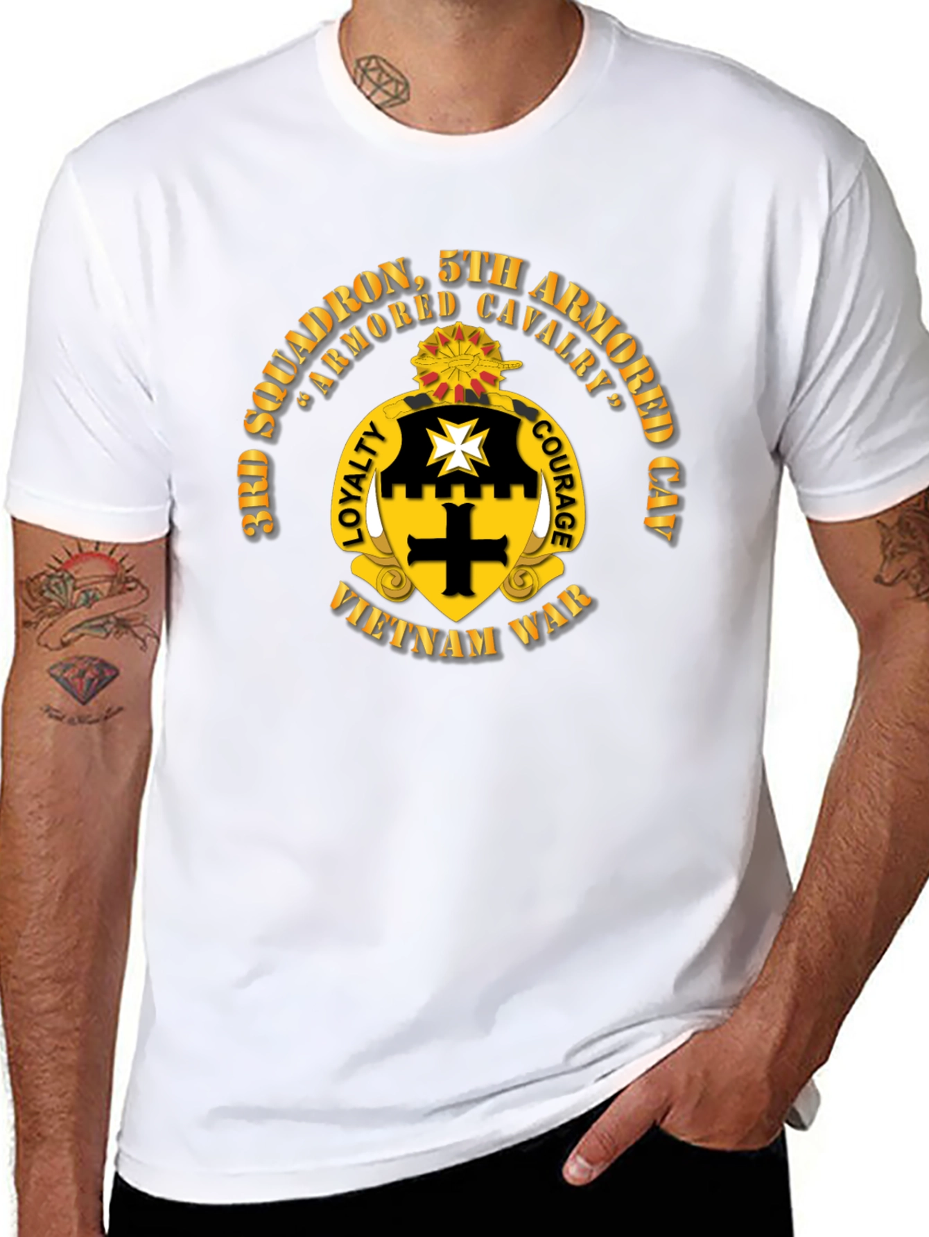 3rd Squadron 5th Armored Cavalry Vietnam War T-Shirt
