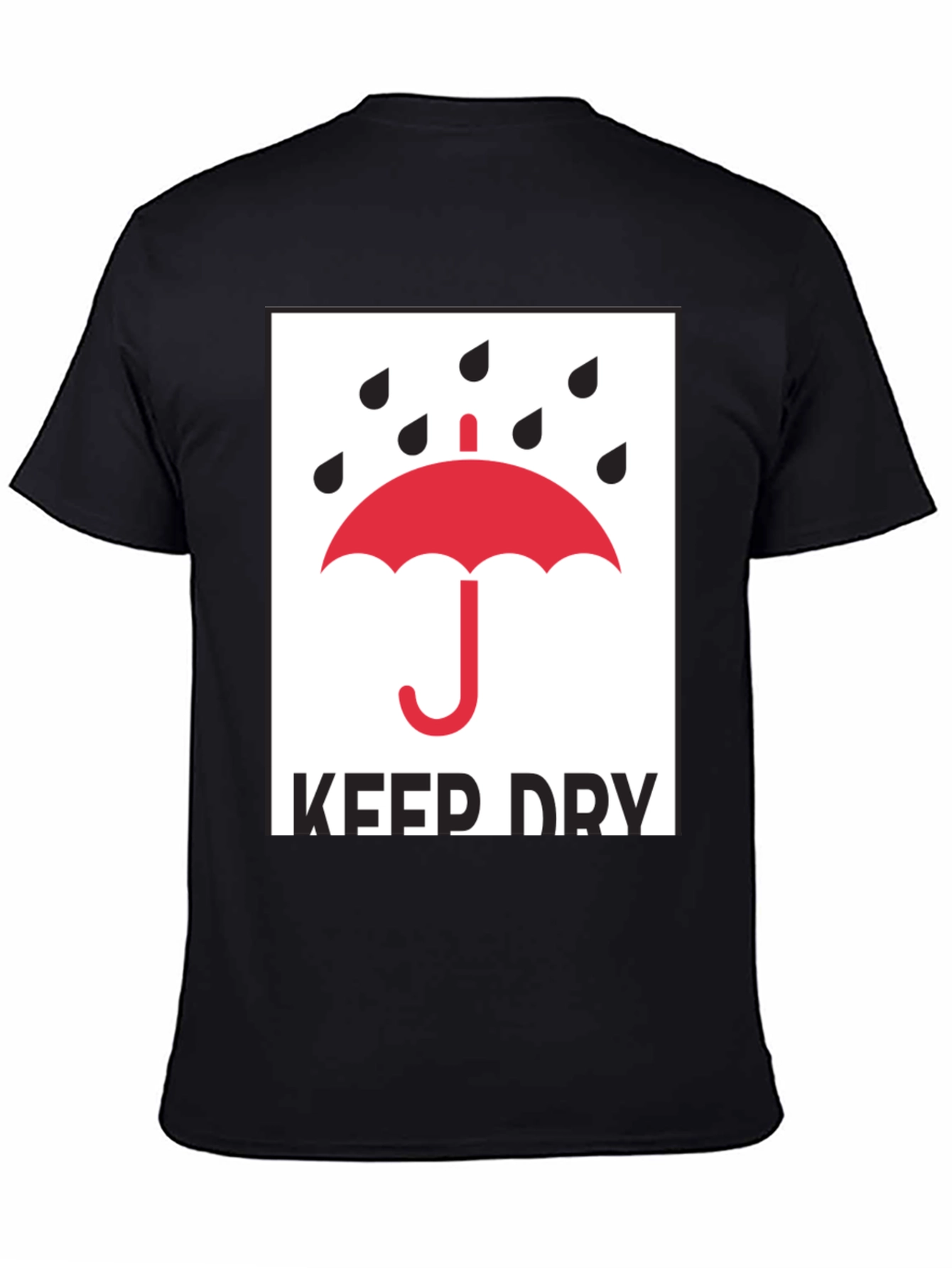 Keep Dry Graphic Tee - Classic Black T-Shirt