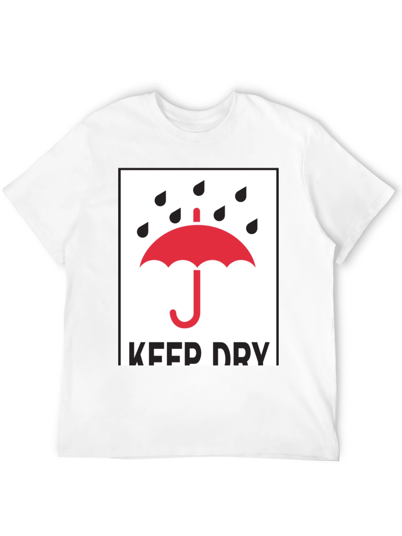 Keep Dry Graphic Tee - Classic Black T-Shirt