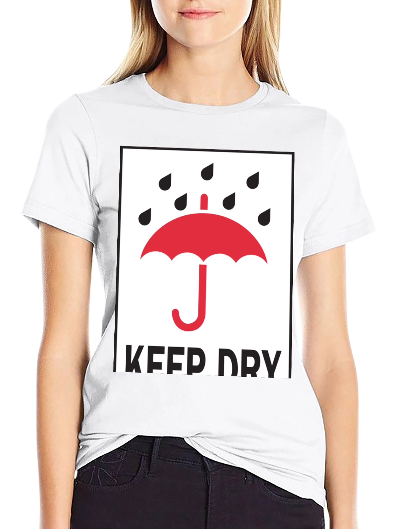 Keep Dry Graphic Tee - Classic Black T-Shirt