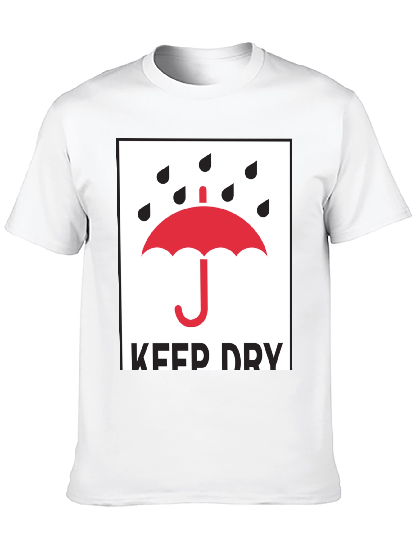 Keep Dry Graphic Tee - Classic Black T-Shirt