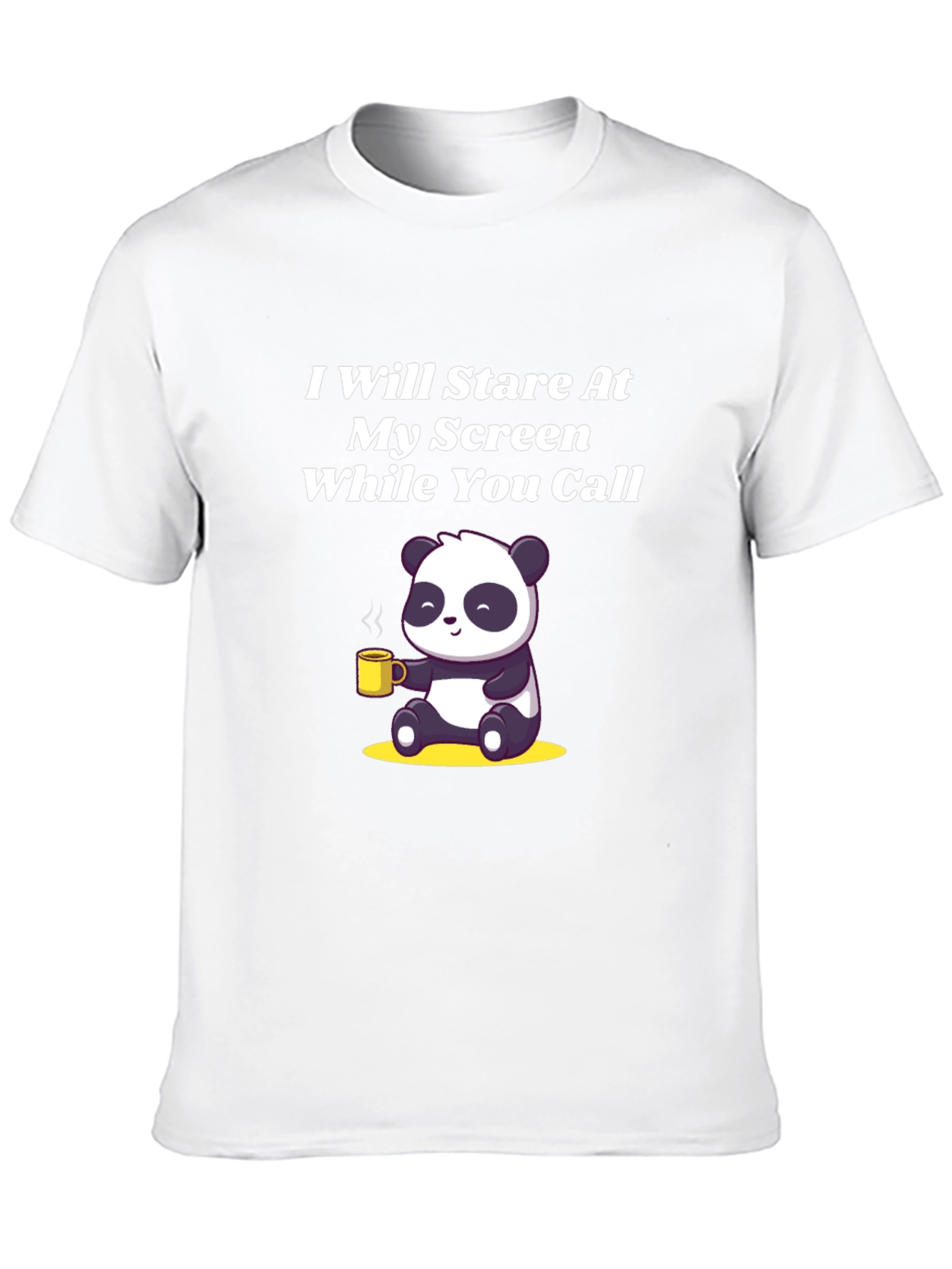 Stare At My Screen Panda Tee