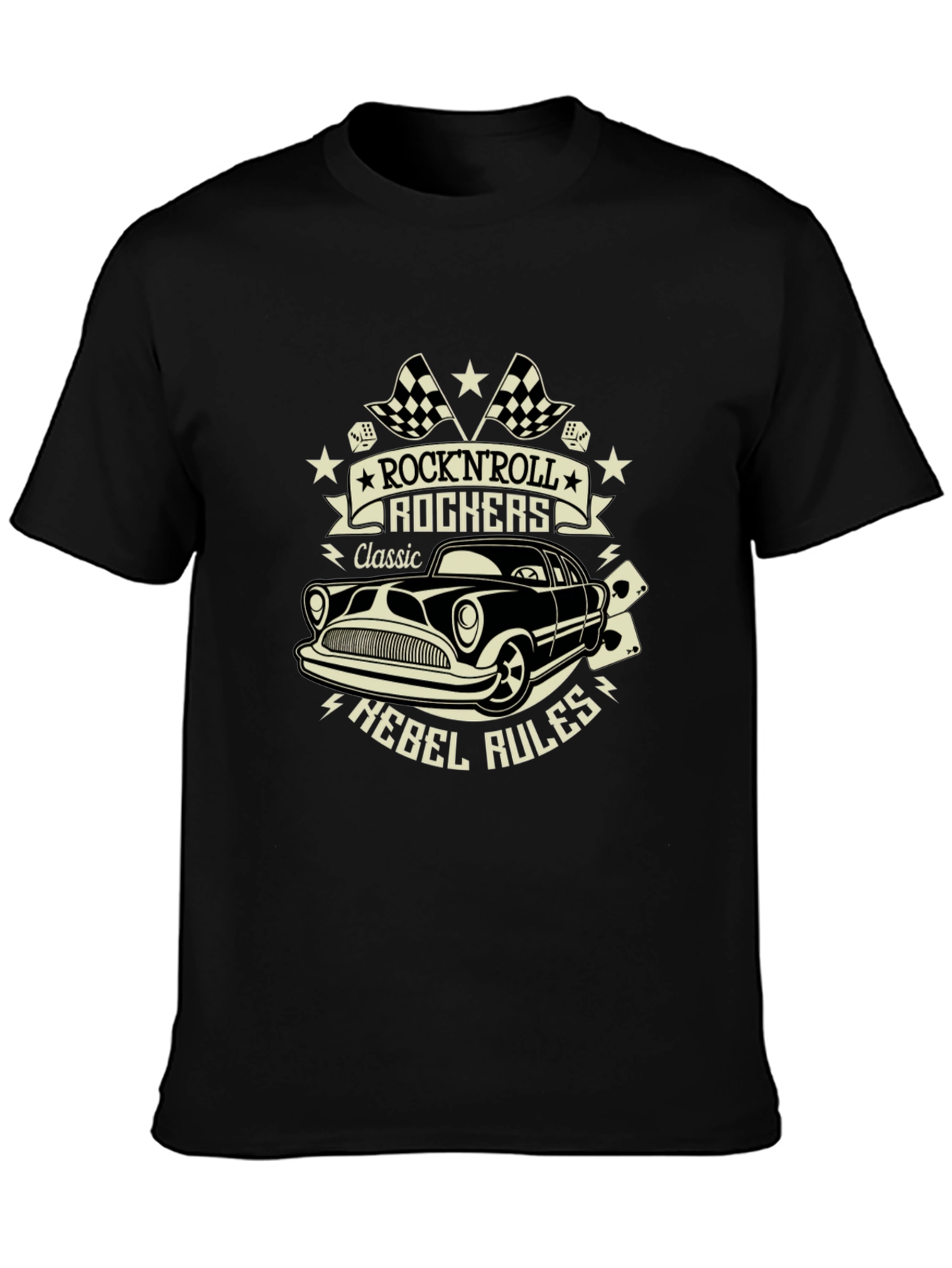 RocknRoll Rockers Classic Rebel Rules Tee