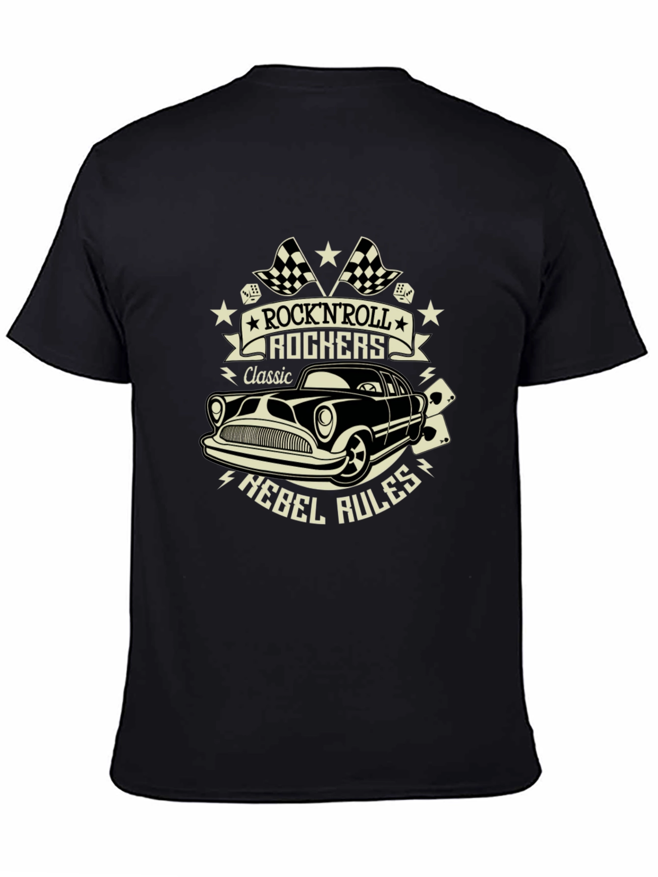 RocknRoll Rockers Classic Rebel Rules Tee