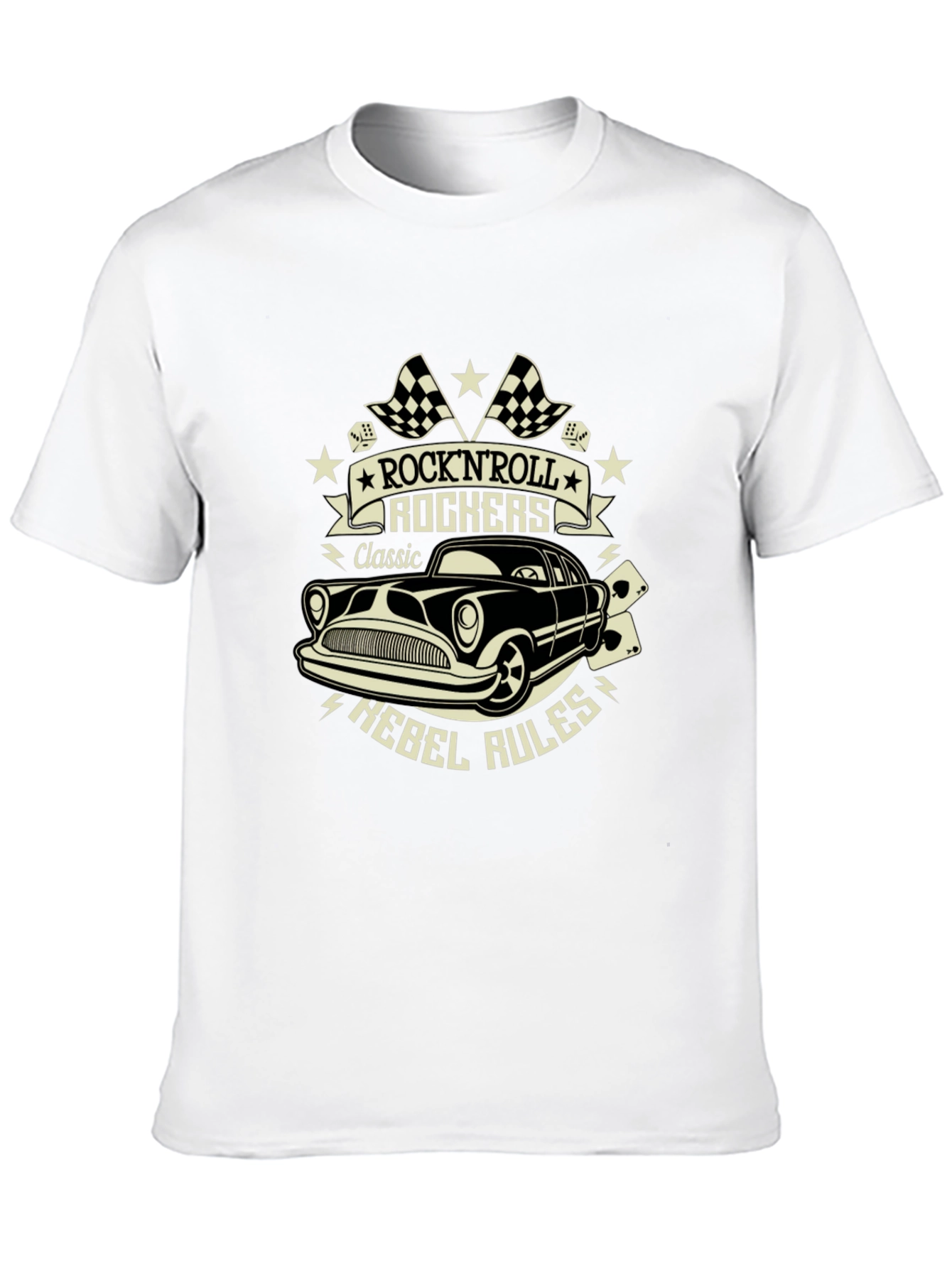 RocknRoll Rockers Classic Rebel Rules Tee
