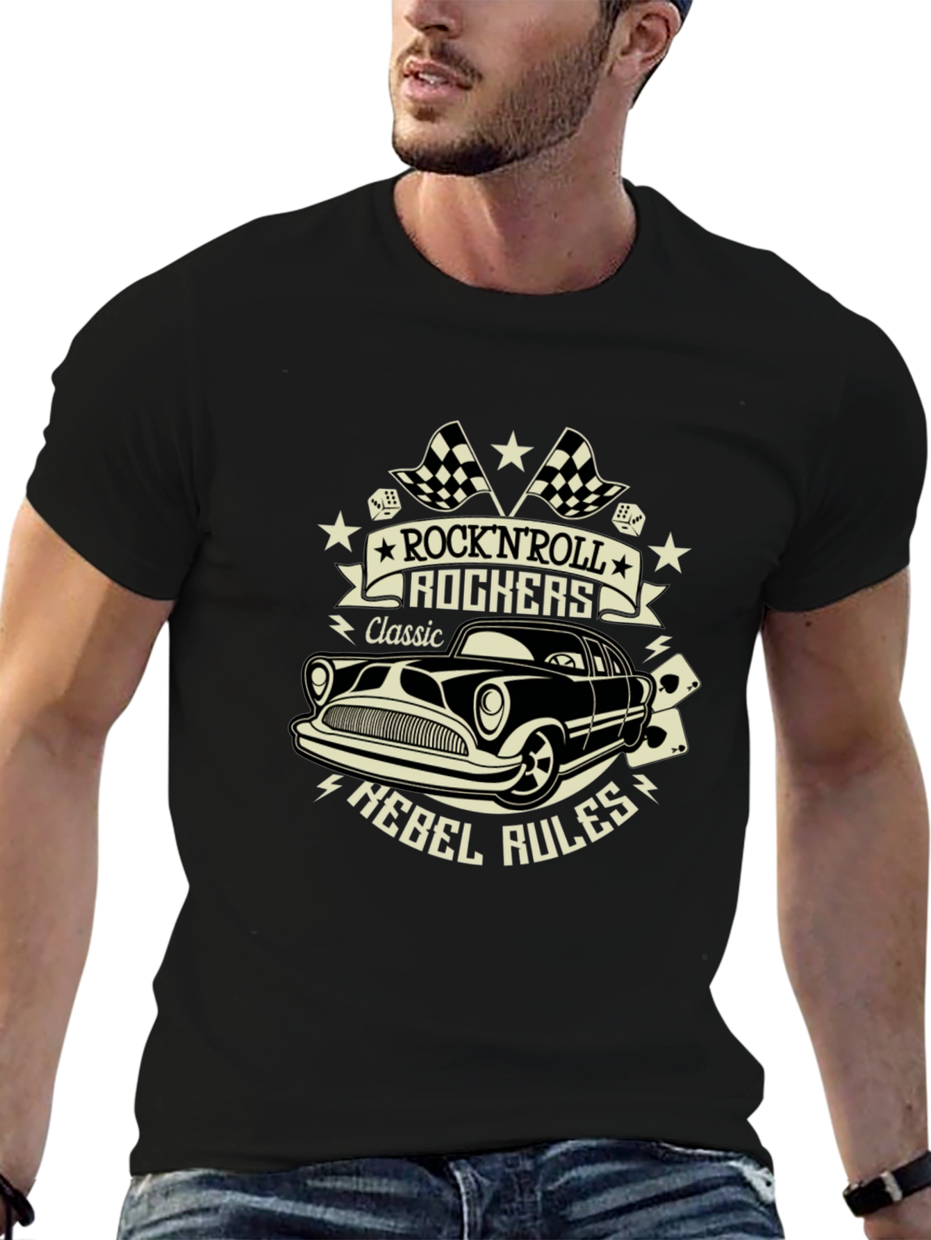 RocknRoll Rockers Classic Rebel Rules Tee
