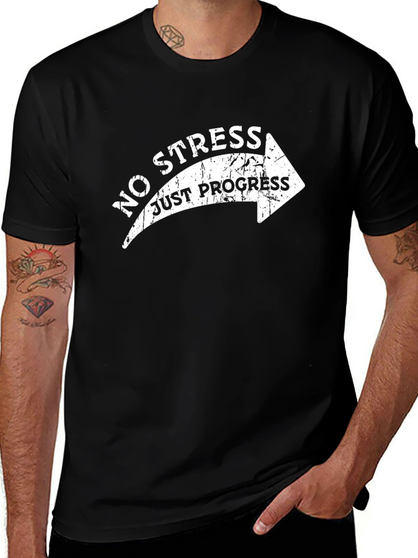 No Stress Just Progress T-Shirt