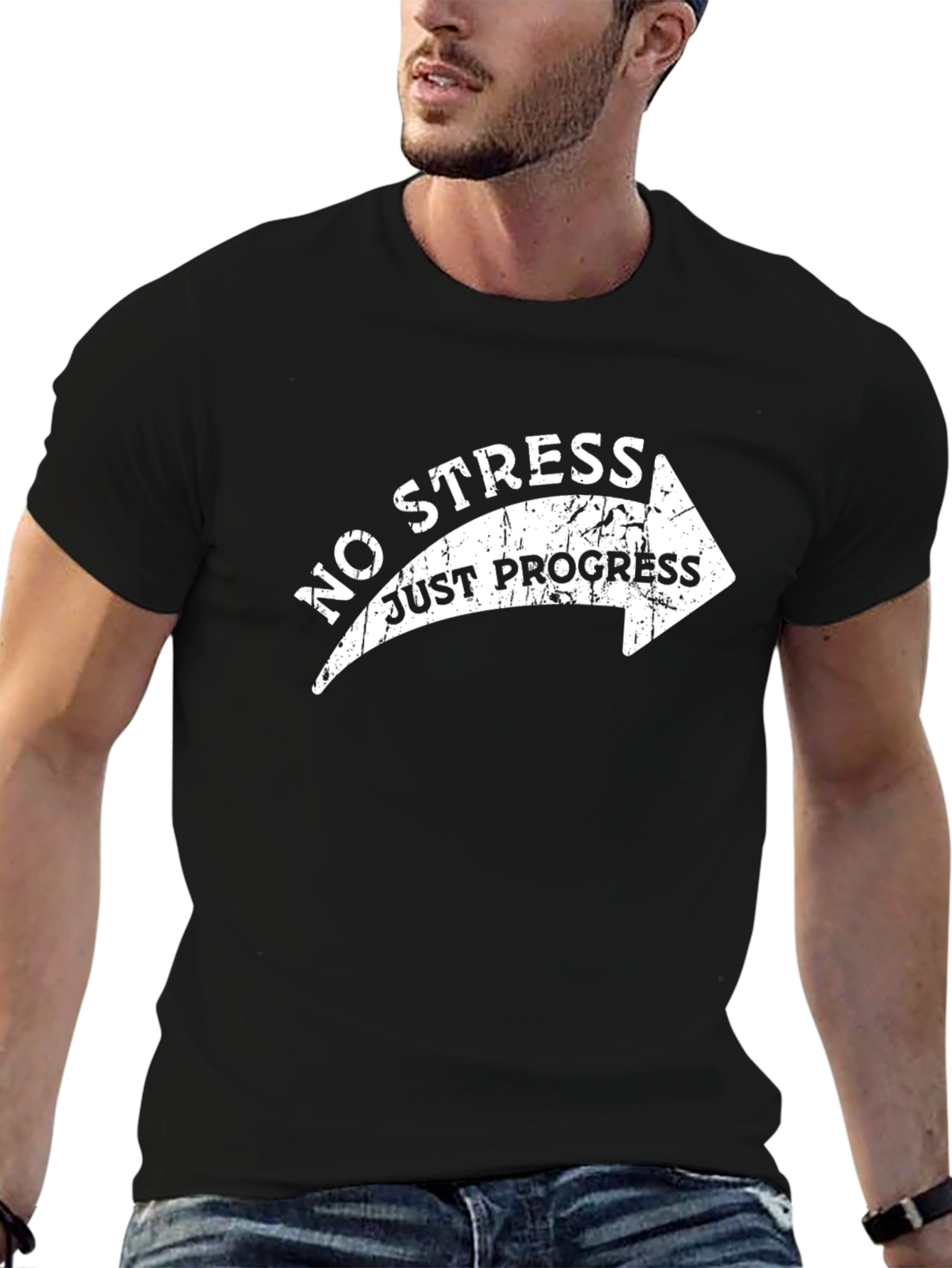 No Stress Just Progress T-Shirt