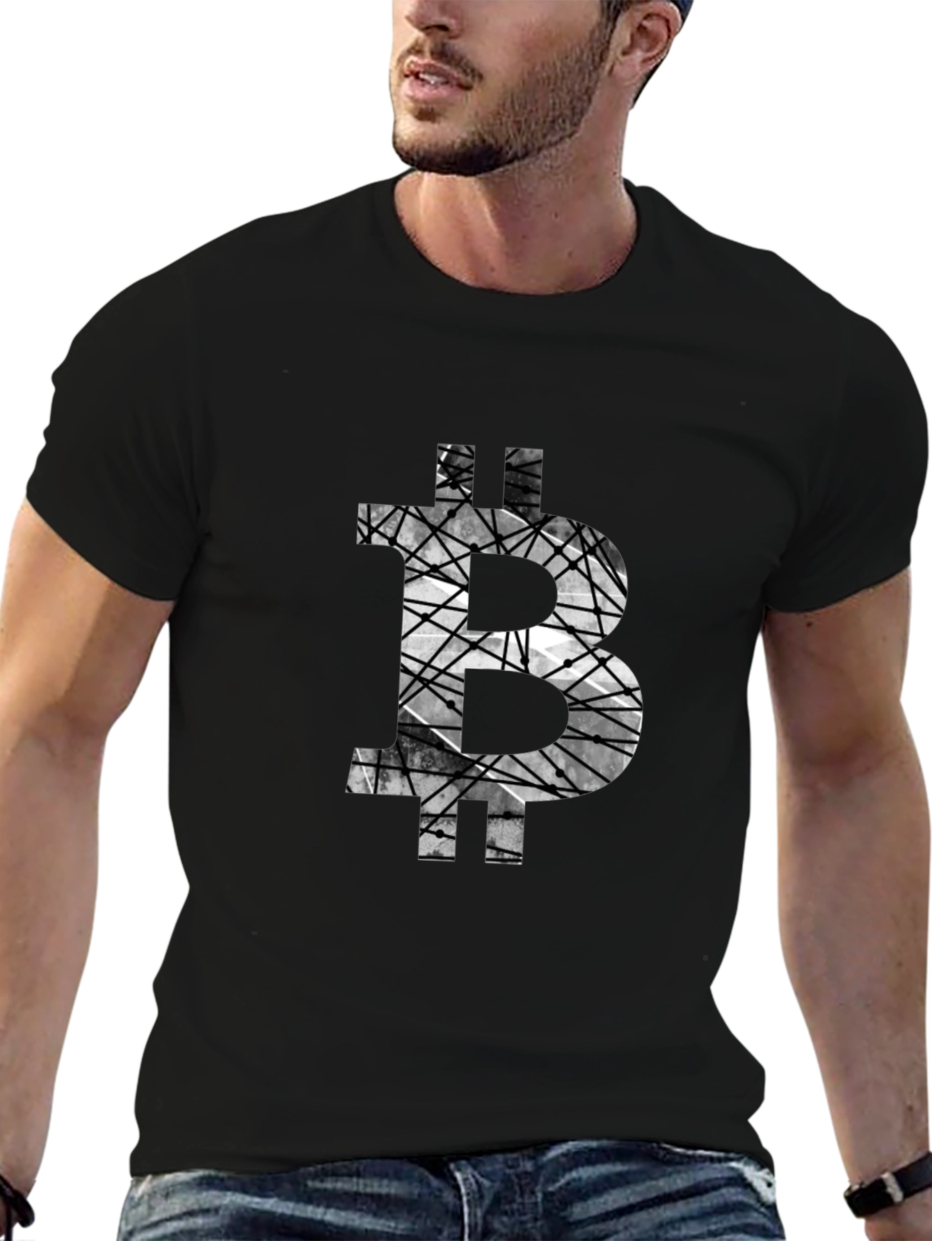 Bitcoin Symbol Graphic Tee - Crypto Fan Apparel