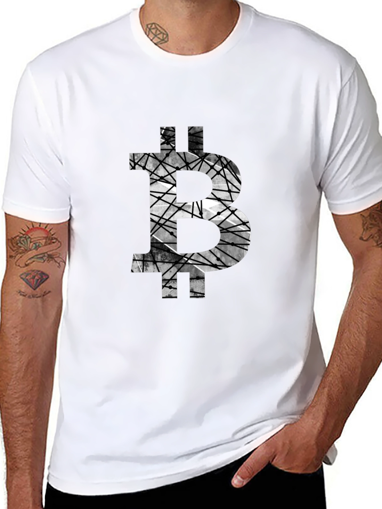 Bitcoin Symbol Graphic Tee - Crypto Fan Apparel