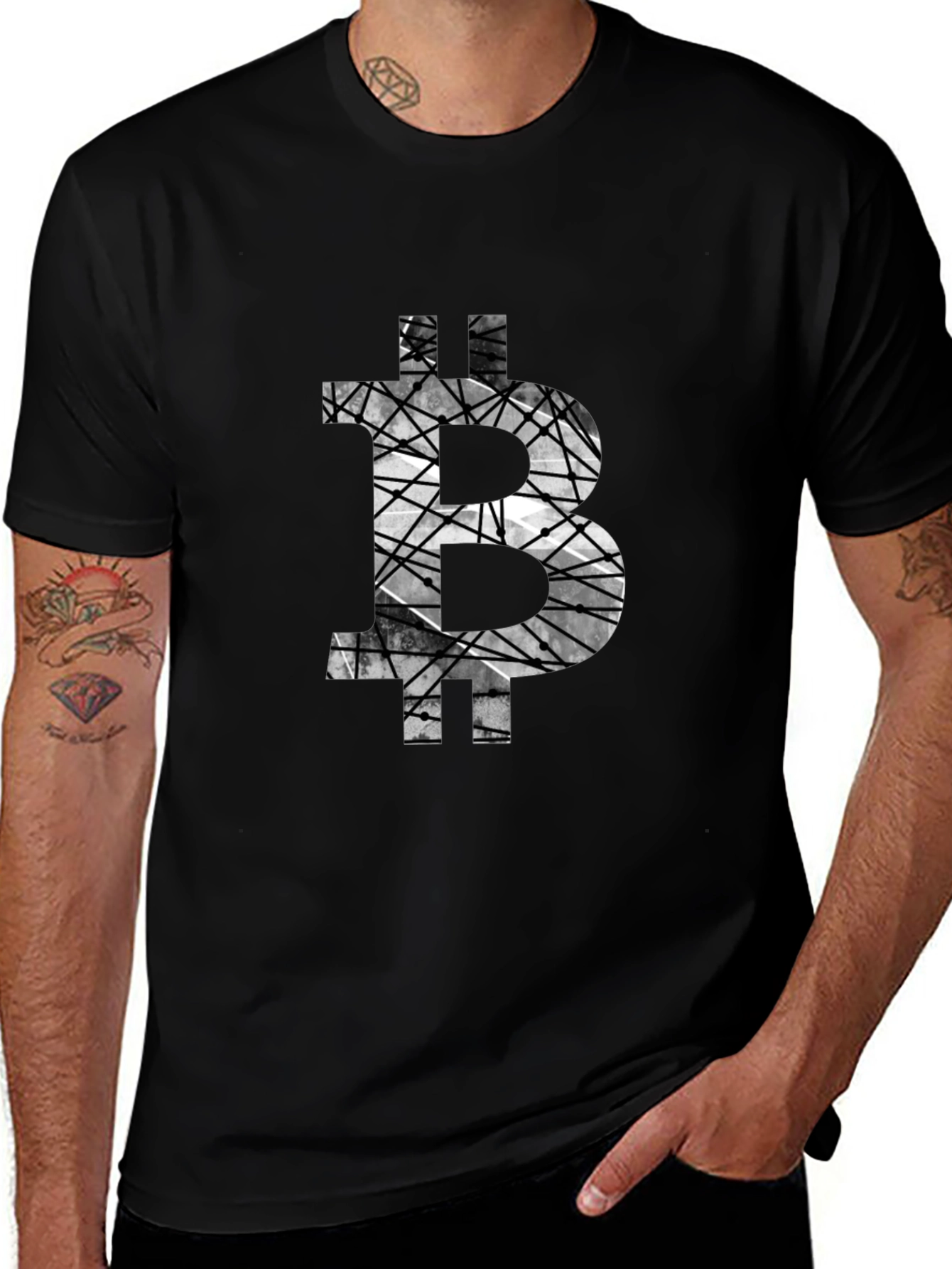 Bitcoin Symbol Graphic Tee - Crypto Fan Apparel