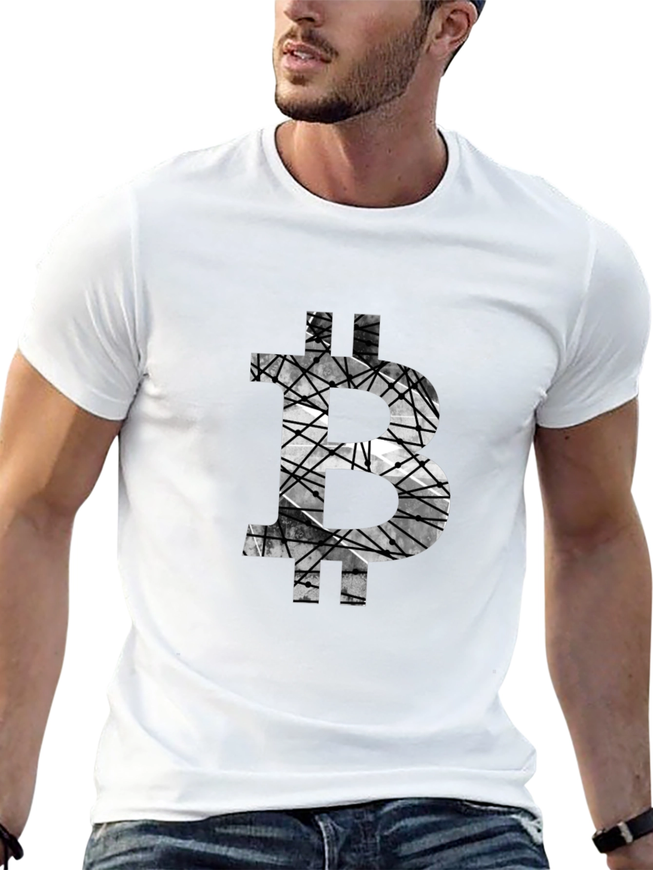 Bitcoin Symbol Graphic Tee - Crypto Fan Apparel