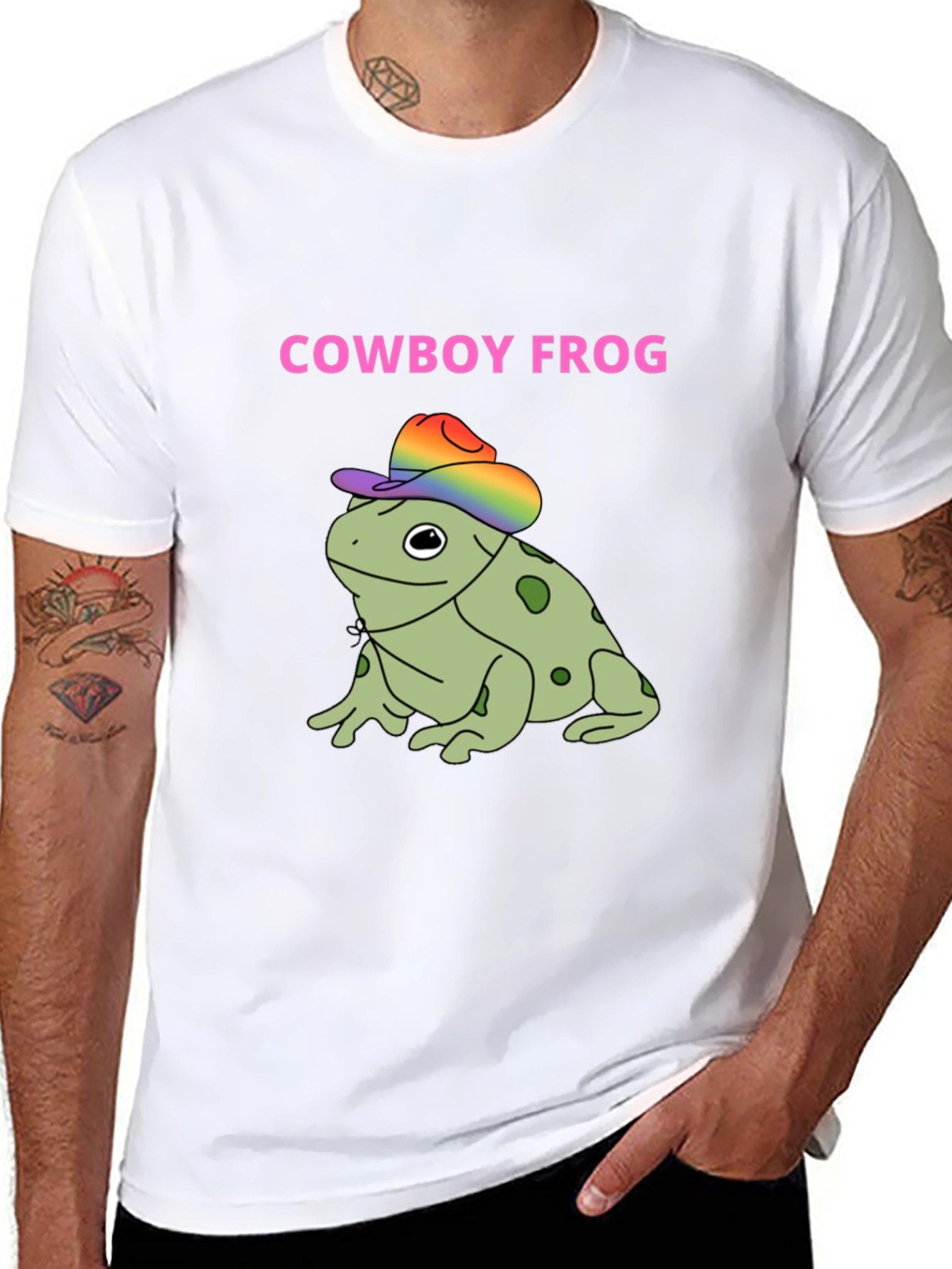 Cowboy Frog T-Shirt - Western Style Tee