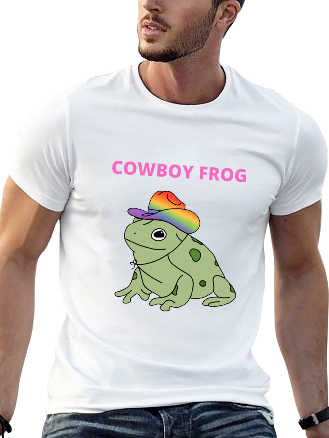 Cowboy Frog T-Shirt - Western Style Tee