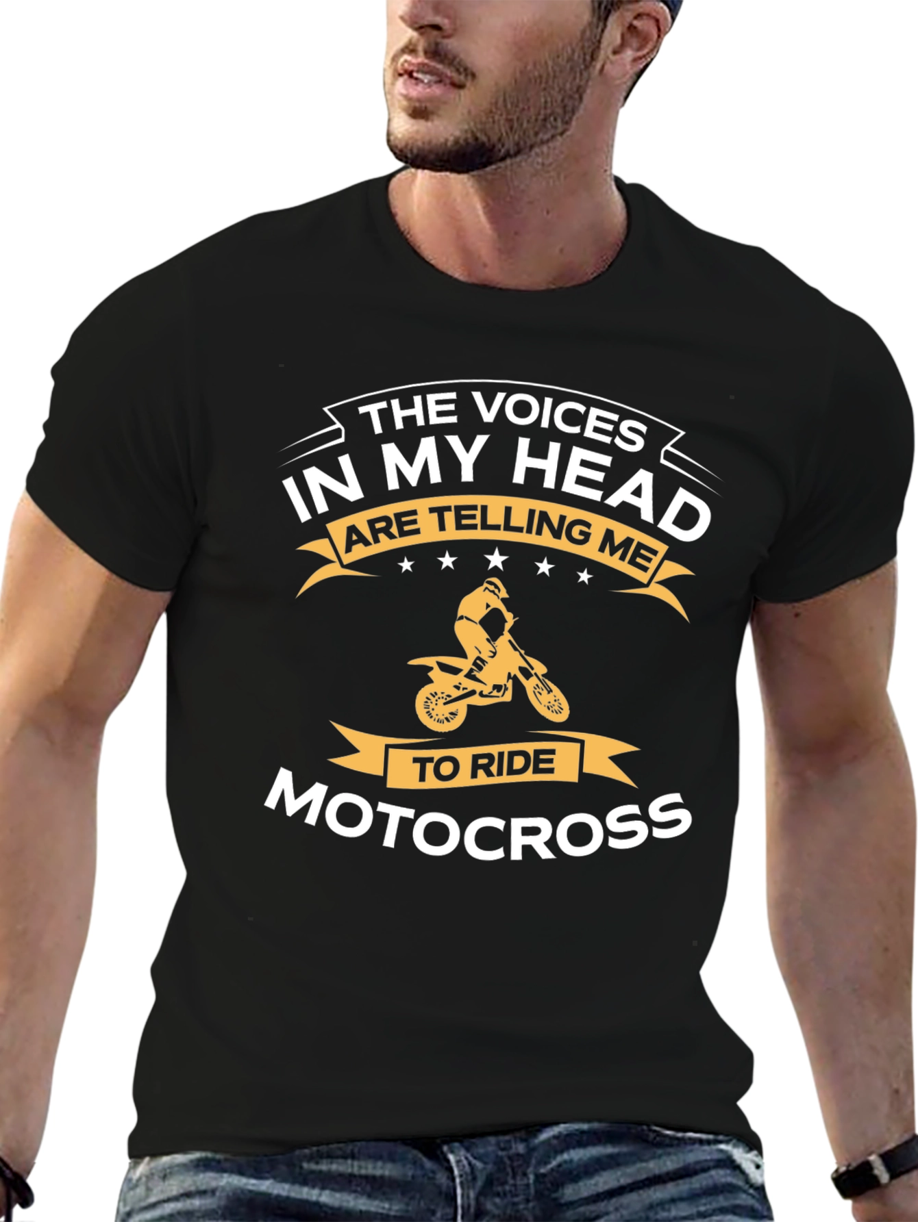 Motocross Rider T-Shirt - The Voices in My Head