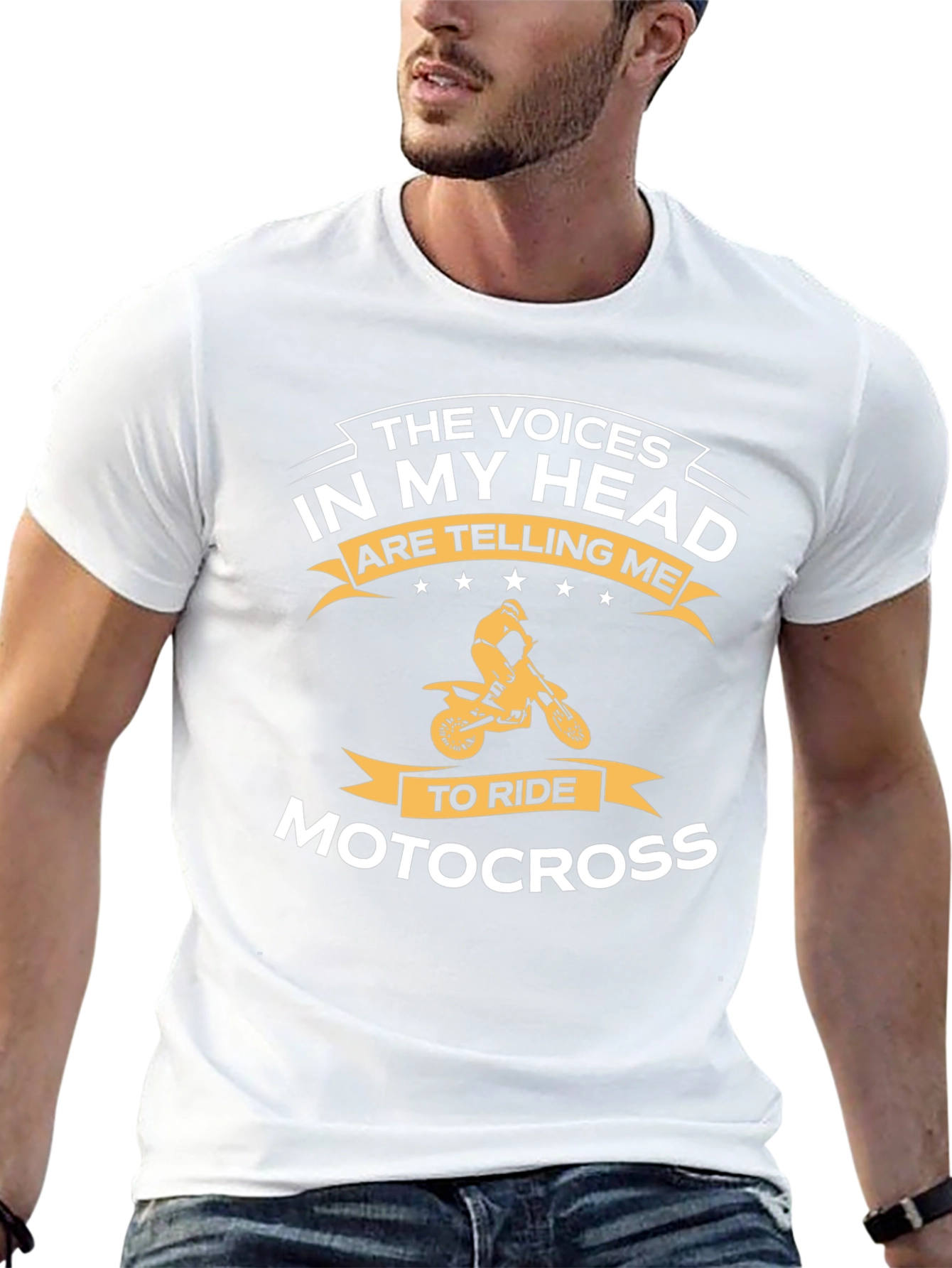 Motocross Rider T-Shirt - The Voices in My Head
