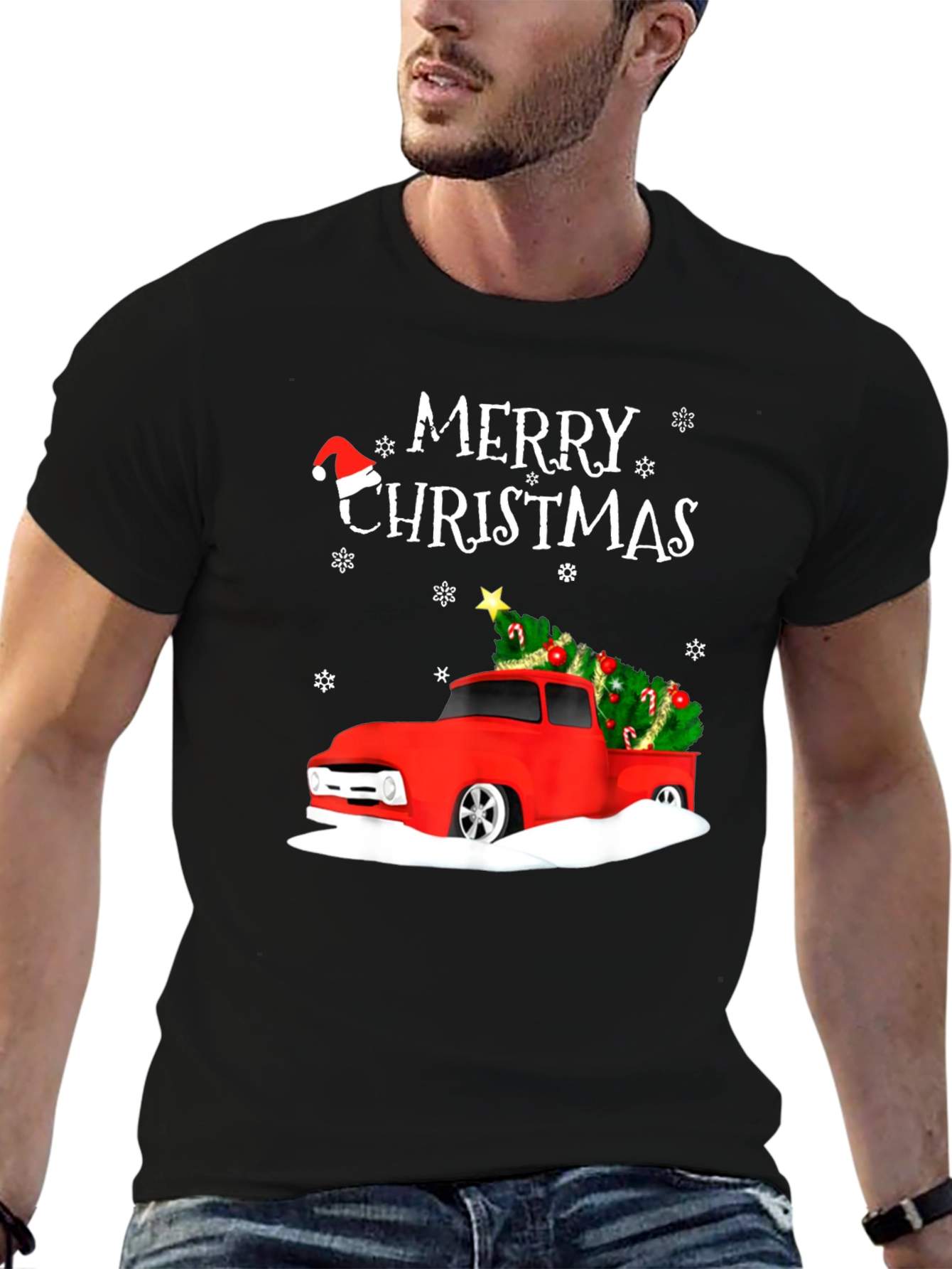 Merry Christmas Truck T-Shirt