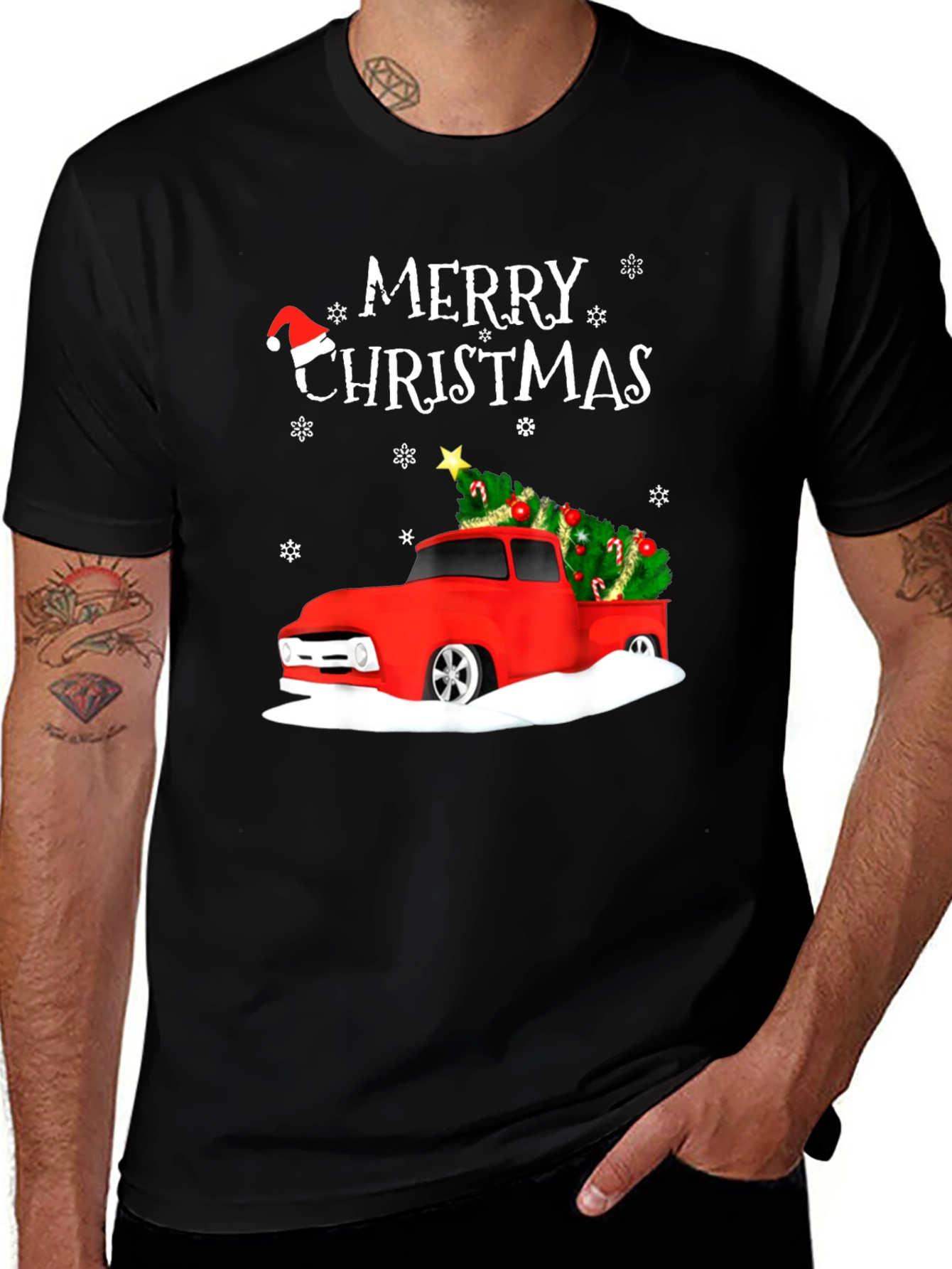 Merry Christmas Truck T-Shirt