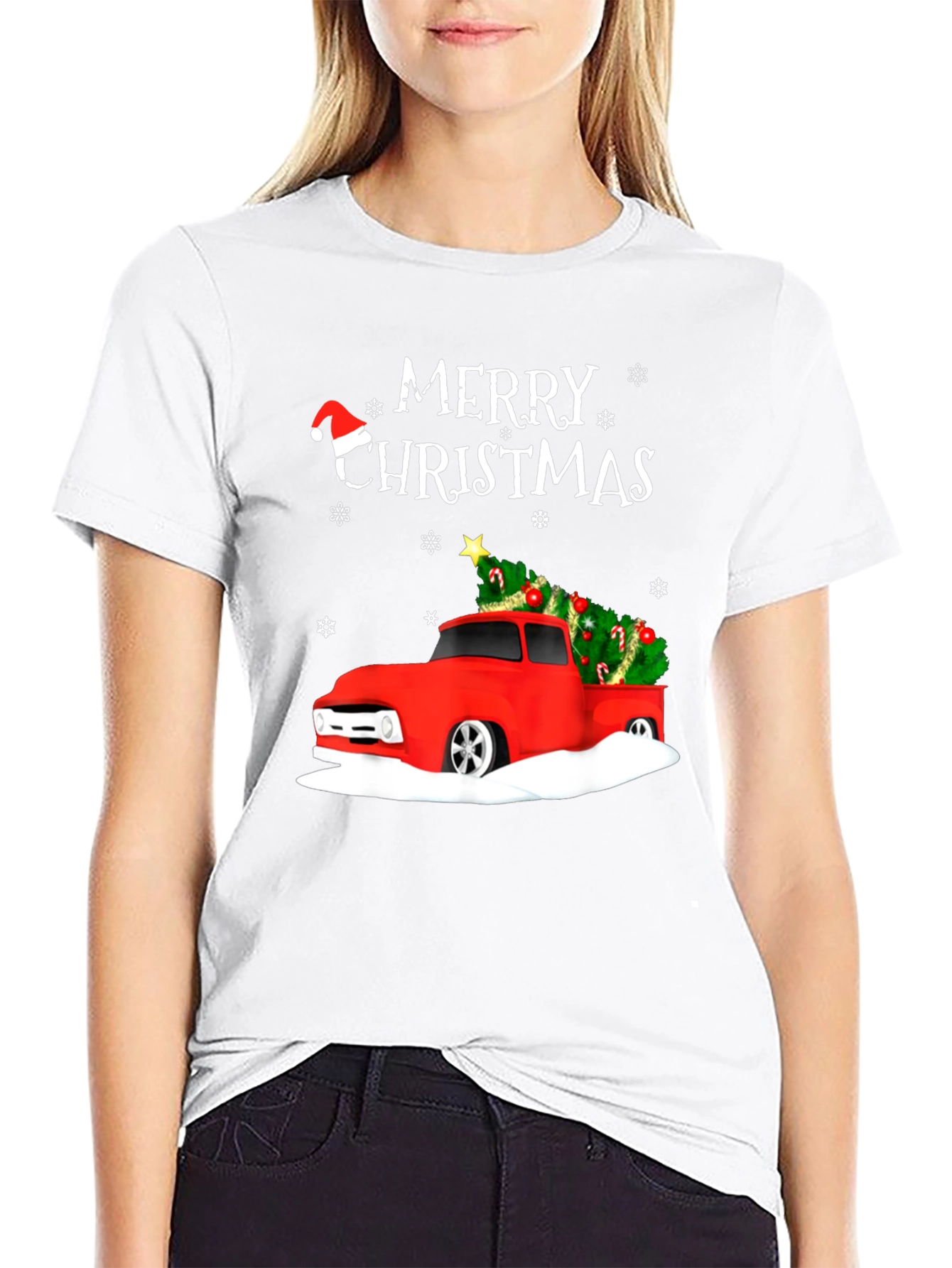 Merry Christmas Truck T-Shirt