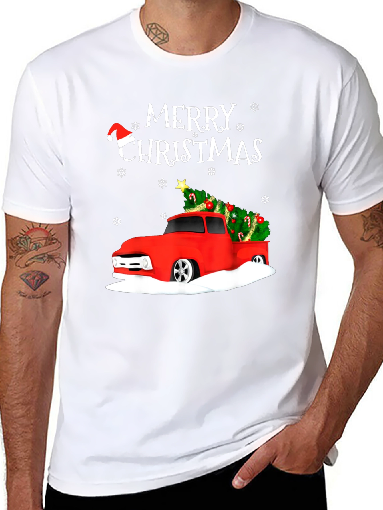Merry Christmas Truck T-Shirt