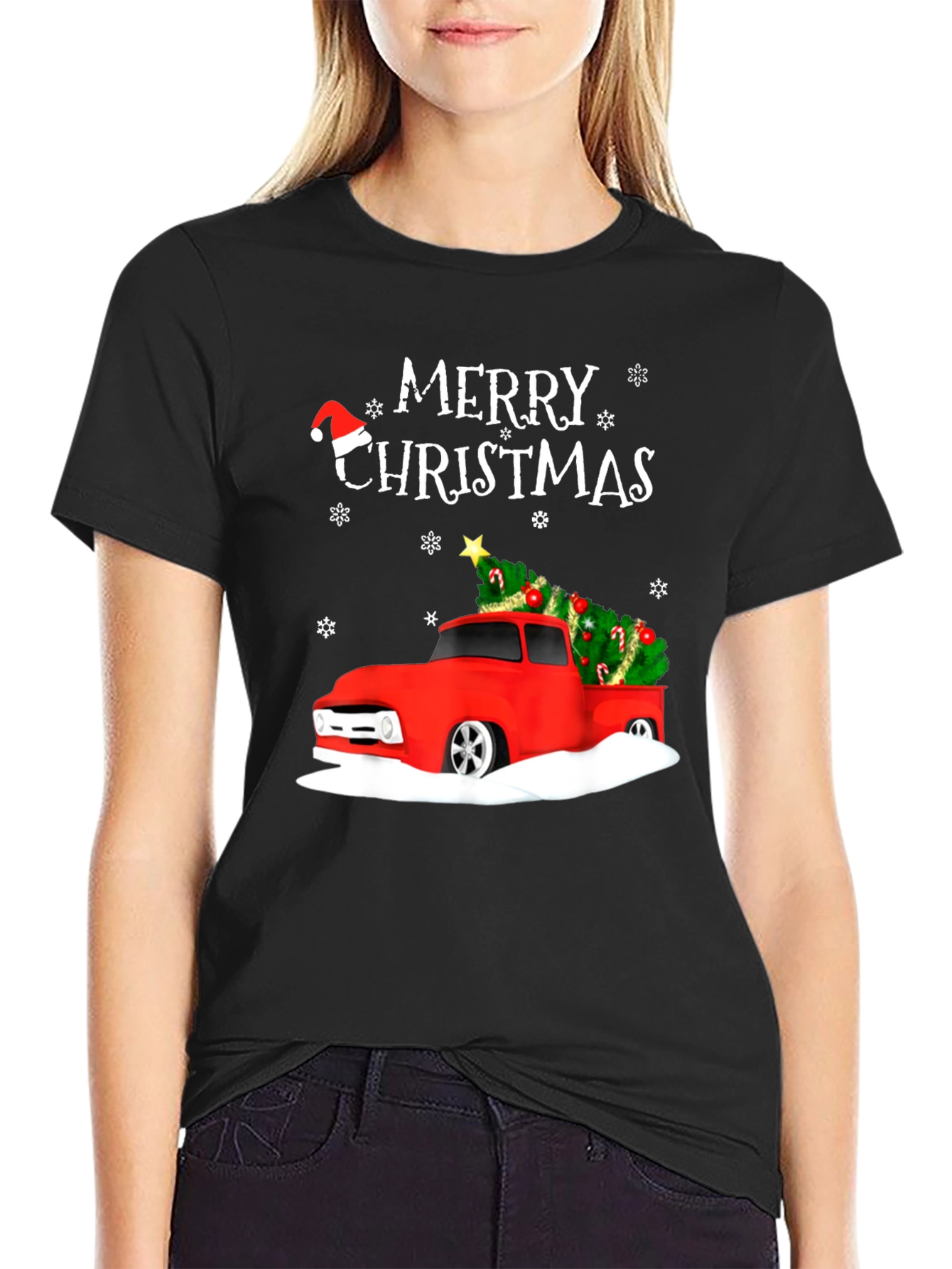 Merry Christmas Truck T-Shirt