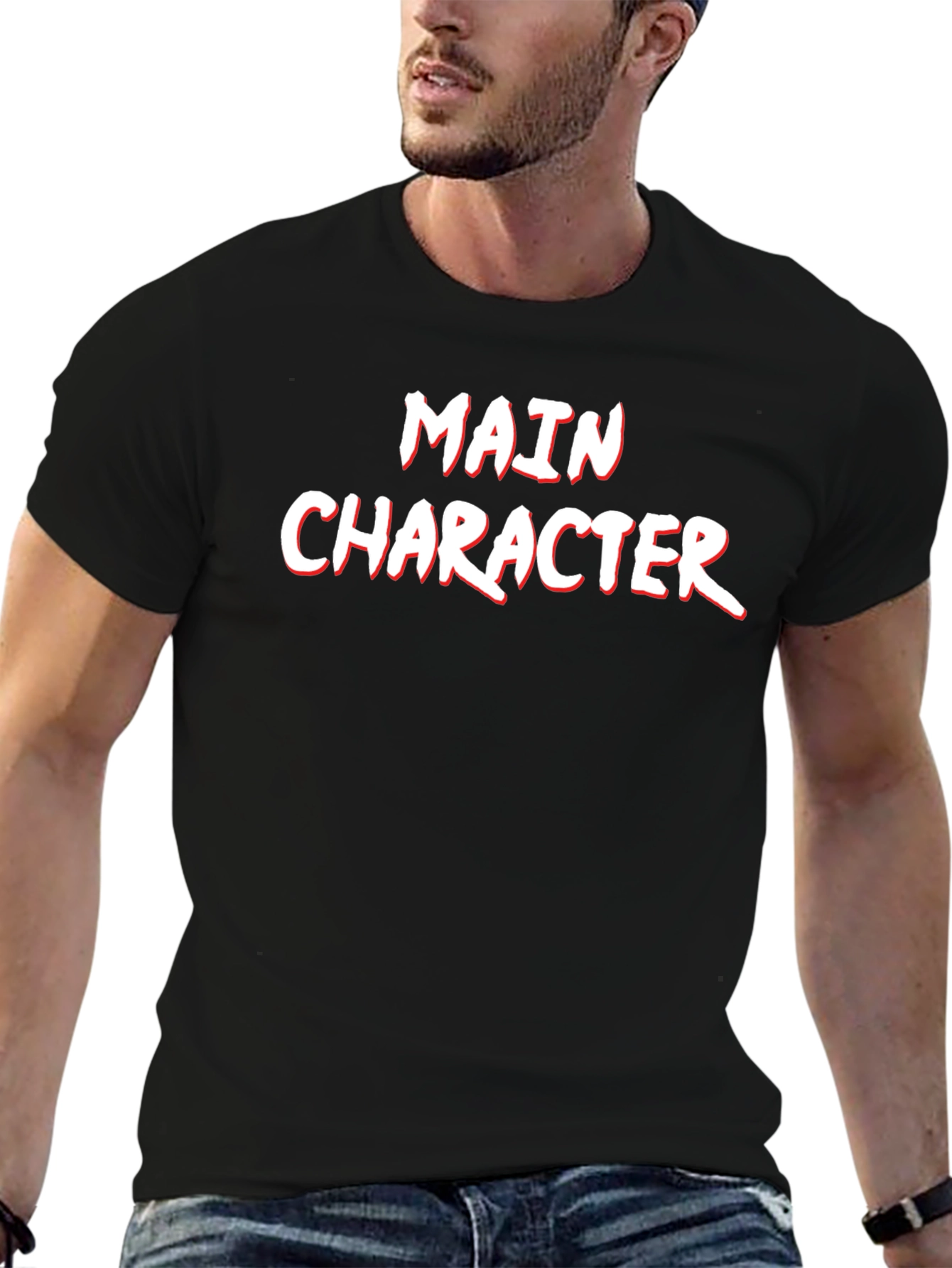 Main Character T-Shirt - Bold Statement Tee