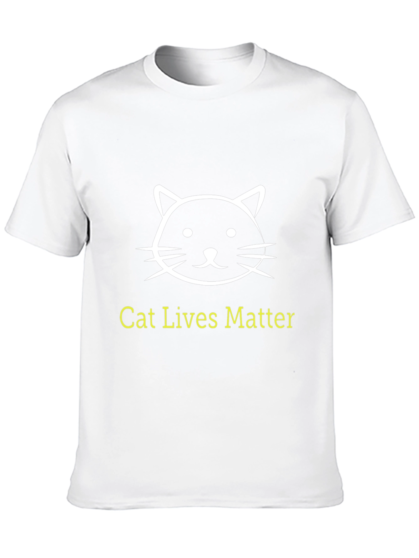 Cat Lives Matter Graphic Tee - Black