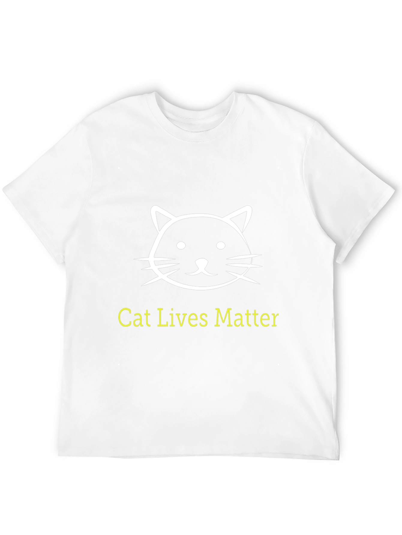 Cat Lives Matter Graphic Tee - Black