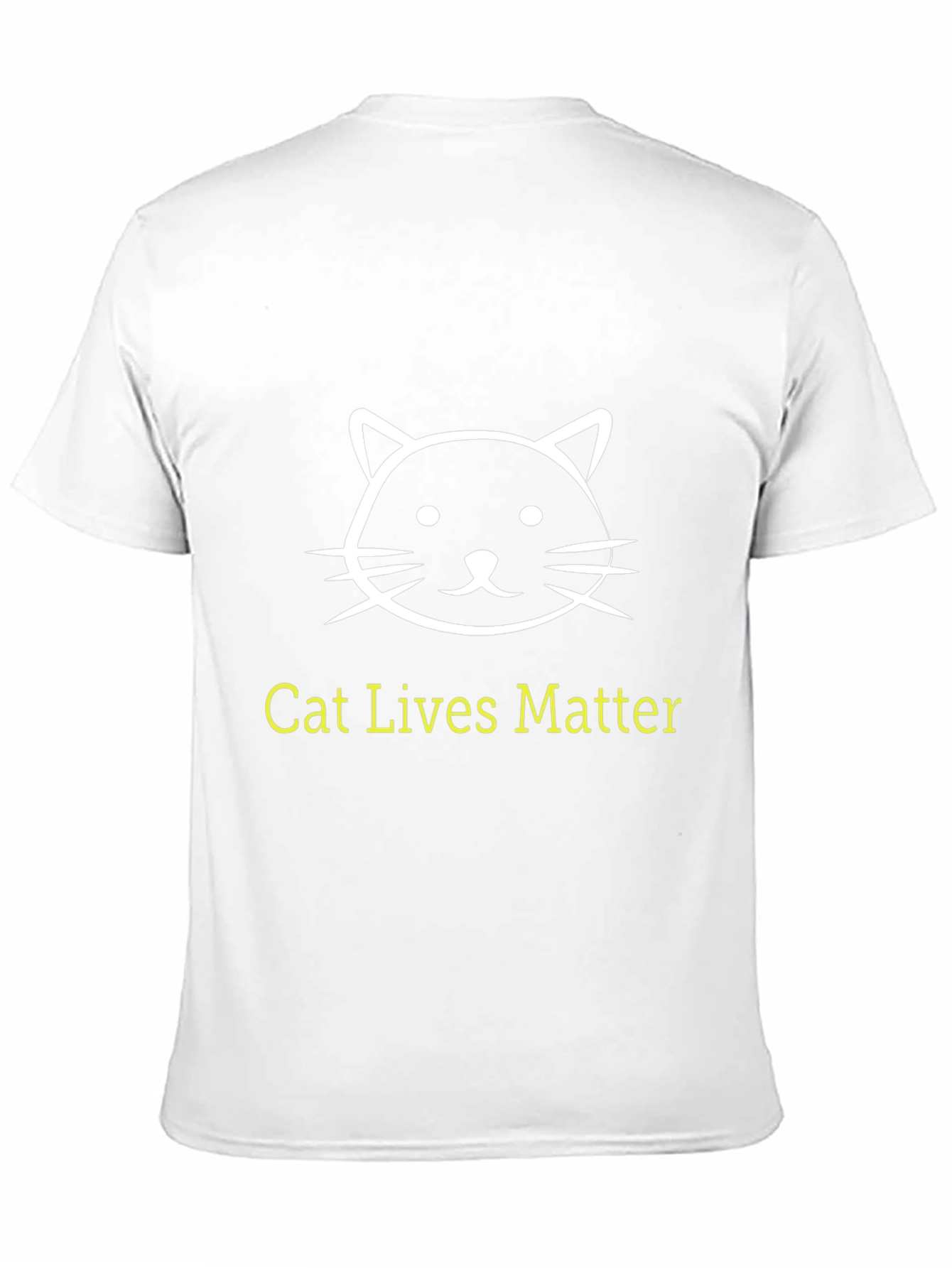 Cat Lives Matter Graphic Tee - Black