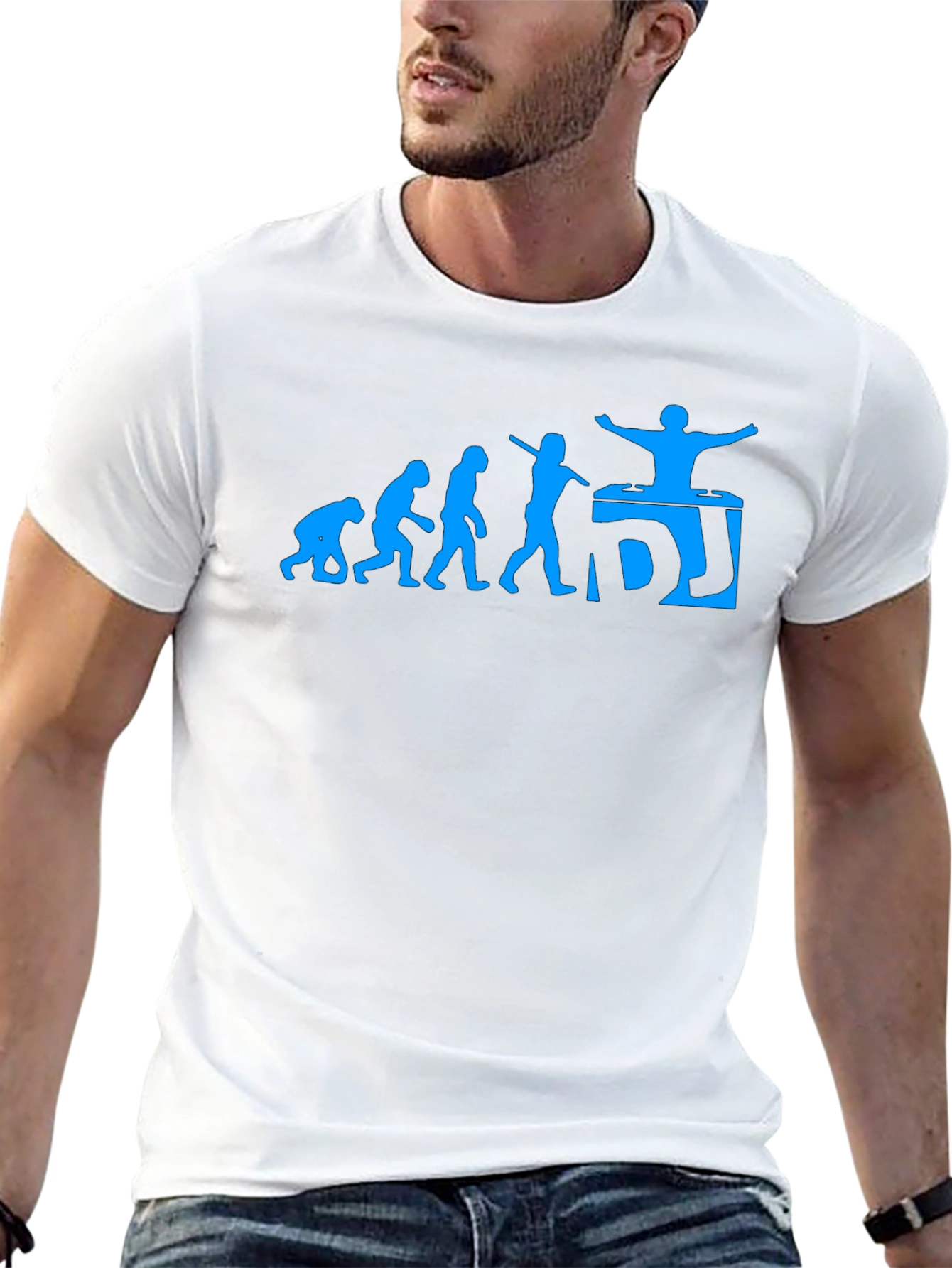 DJ Evolution Graphic T-Shirt - Black Cotton Tee