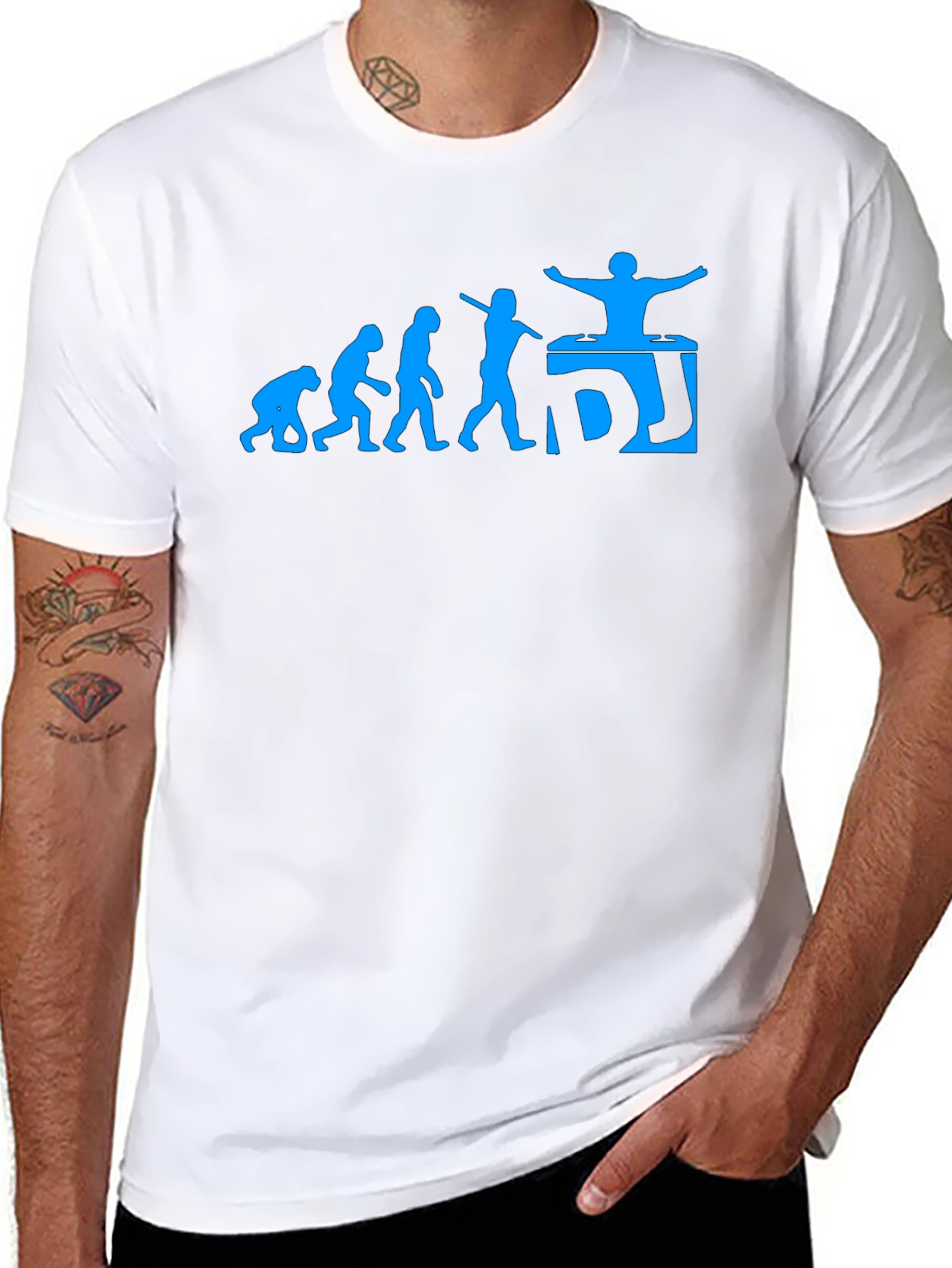 DJ Evolution Graphic T-Shirt - Black Cotton Tee