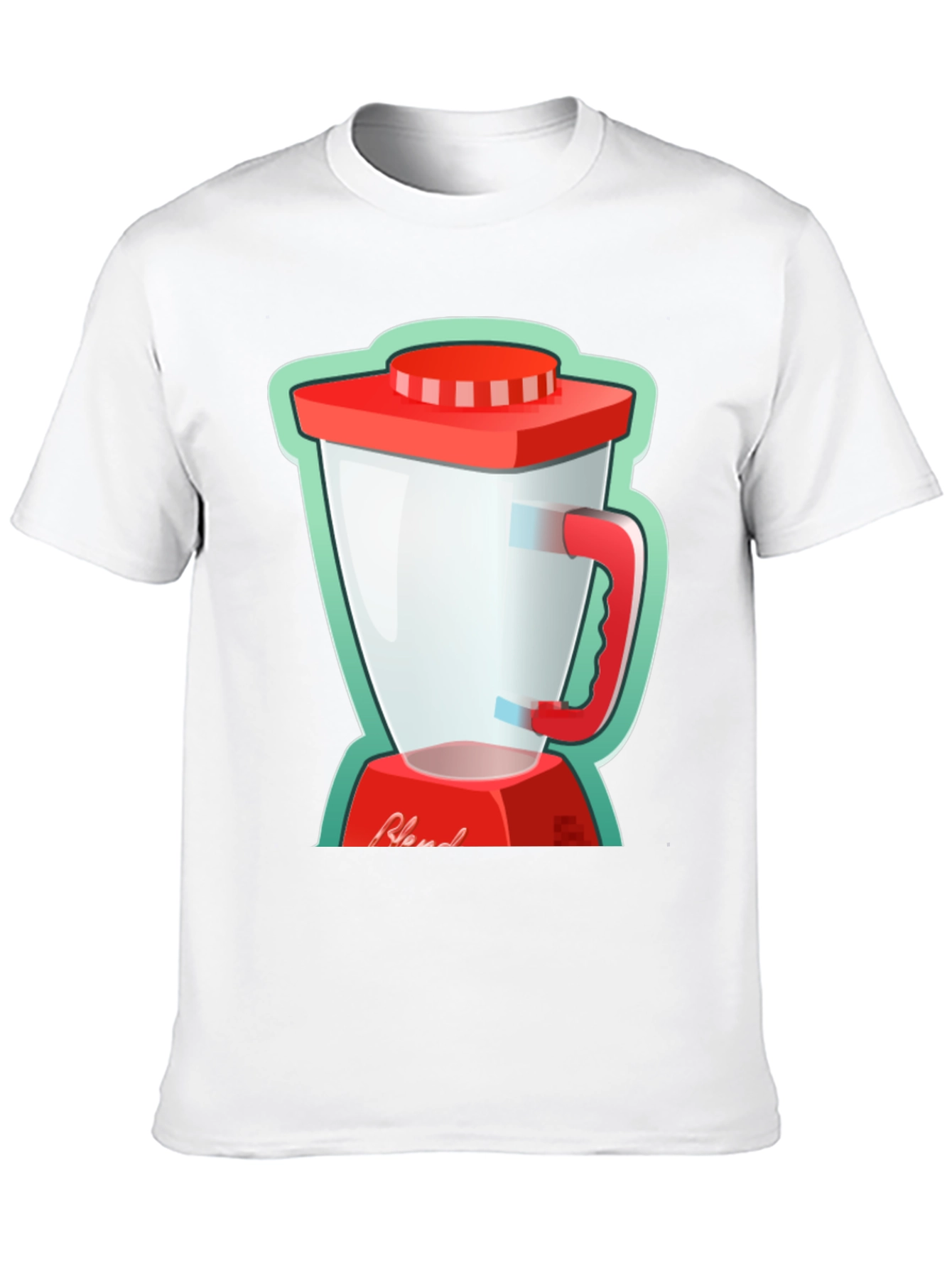 Blend Graphic Tee - Black Cotton T-Shirt