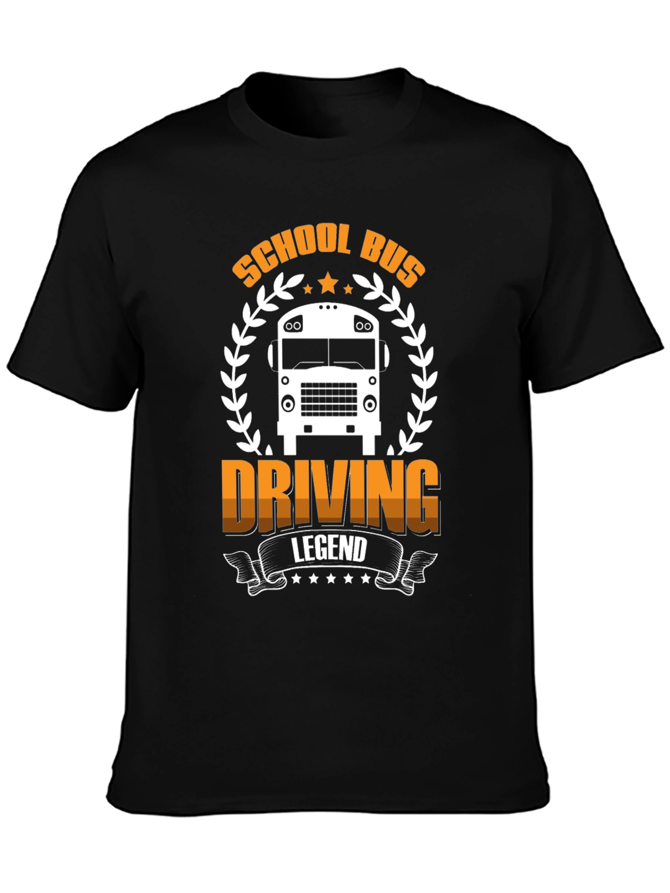 School Bus Driving Legend Graphic T-Shirt