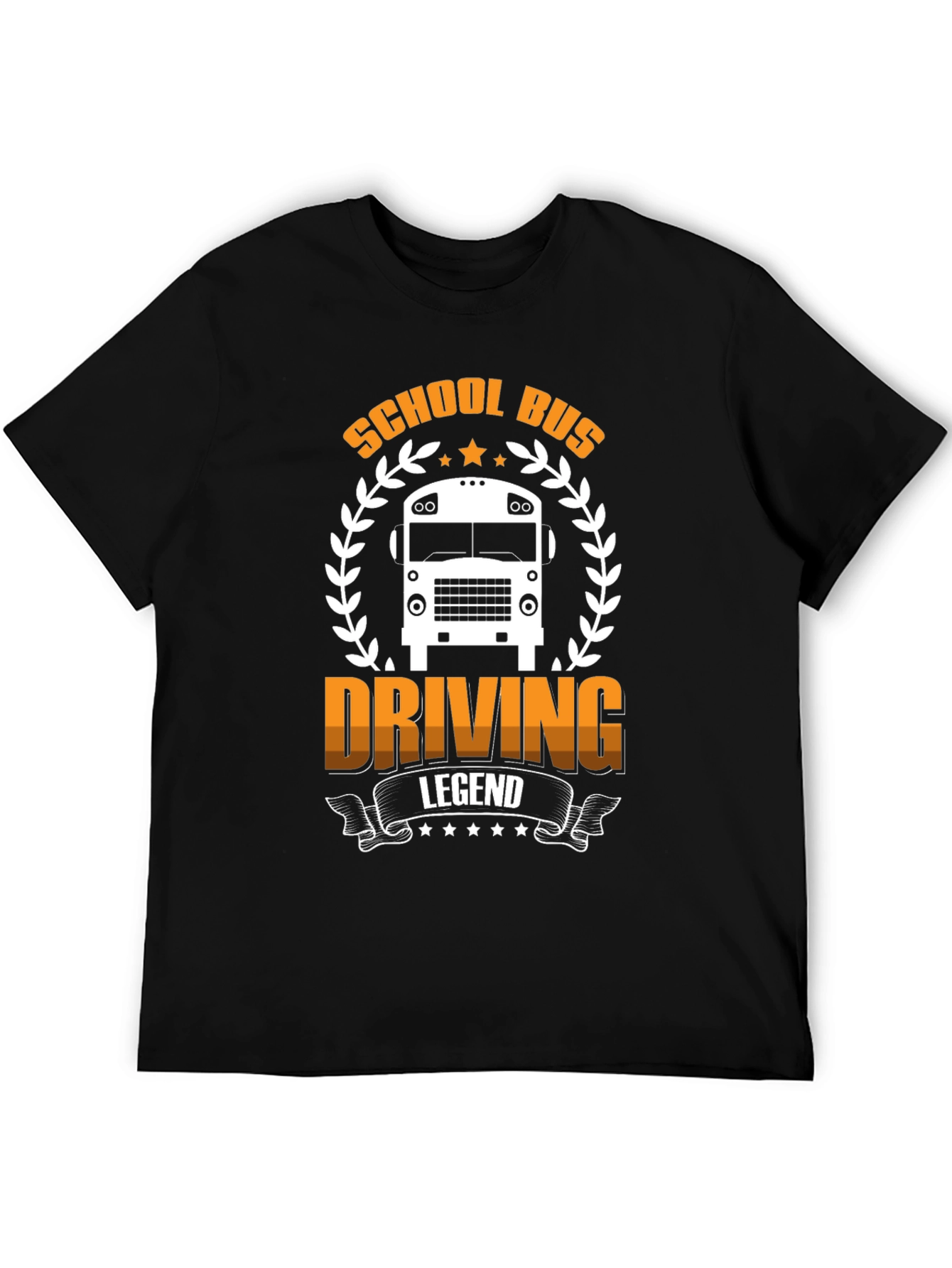 School Bus Driving Legend Graphic T-Shirt