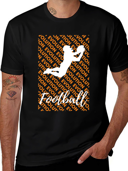 Football Evolution Graphic T-Shirt