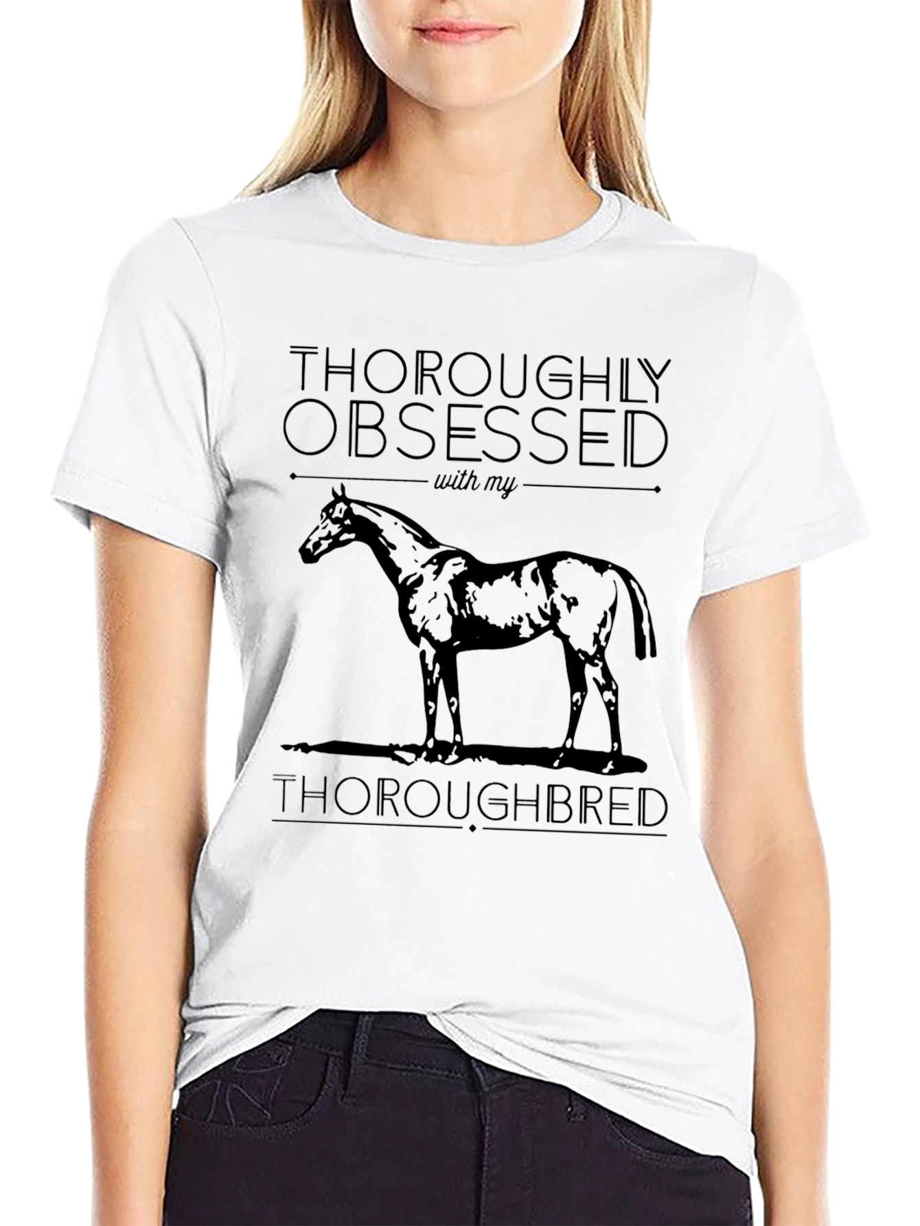 Thoroughbred Obsessed Tee