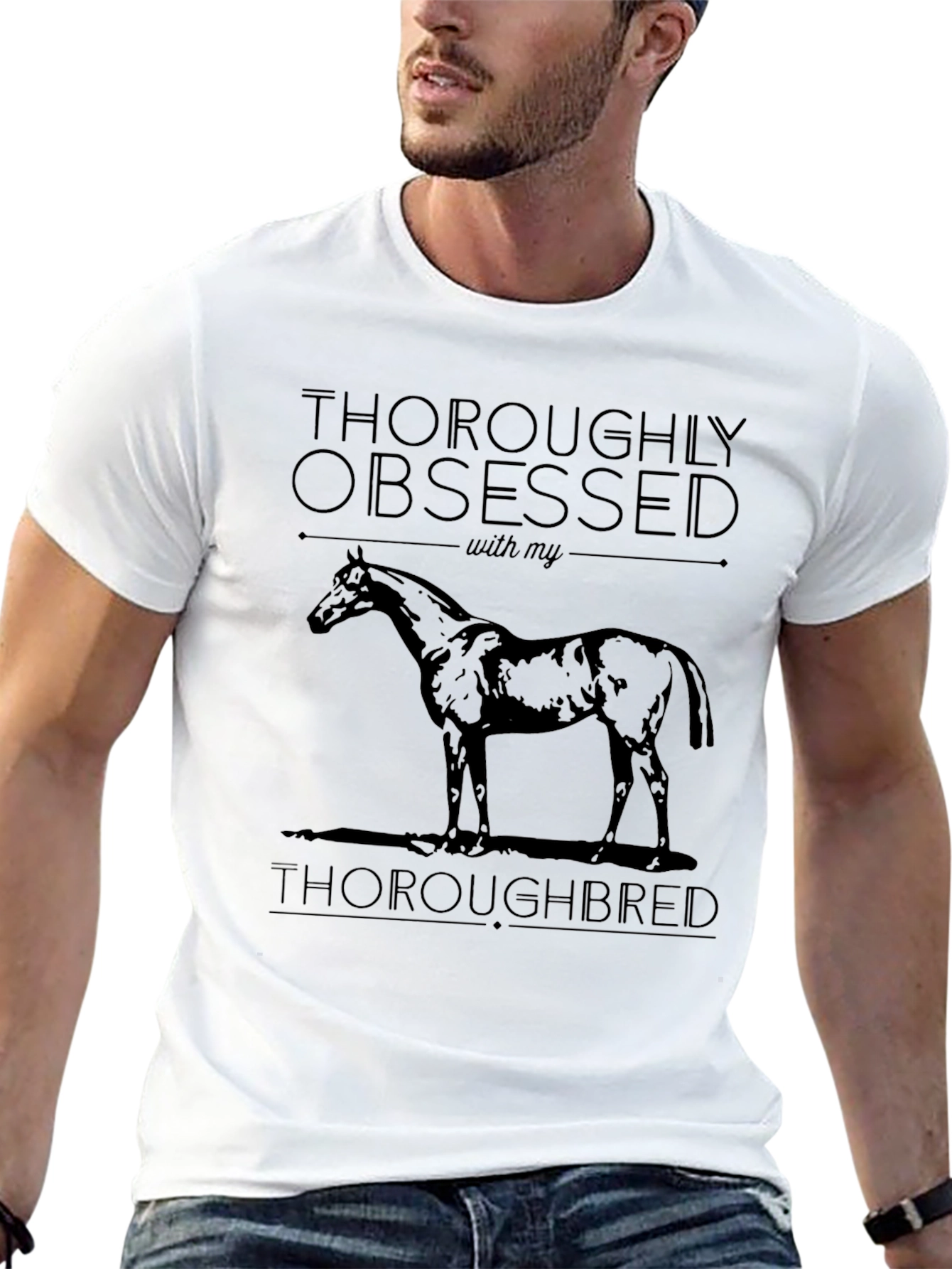 Thoroughbred Obsessed Tee