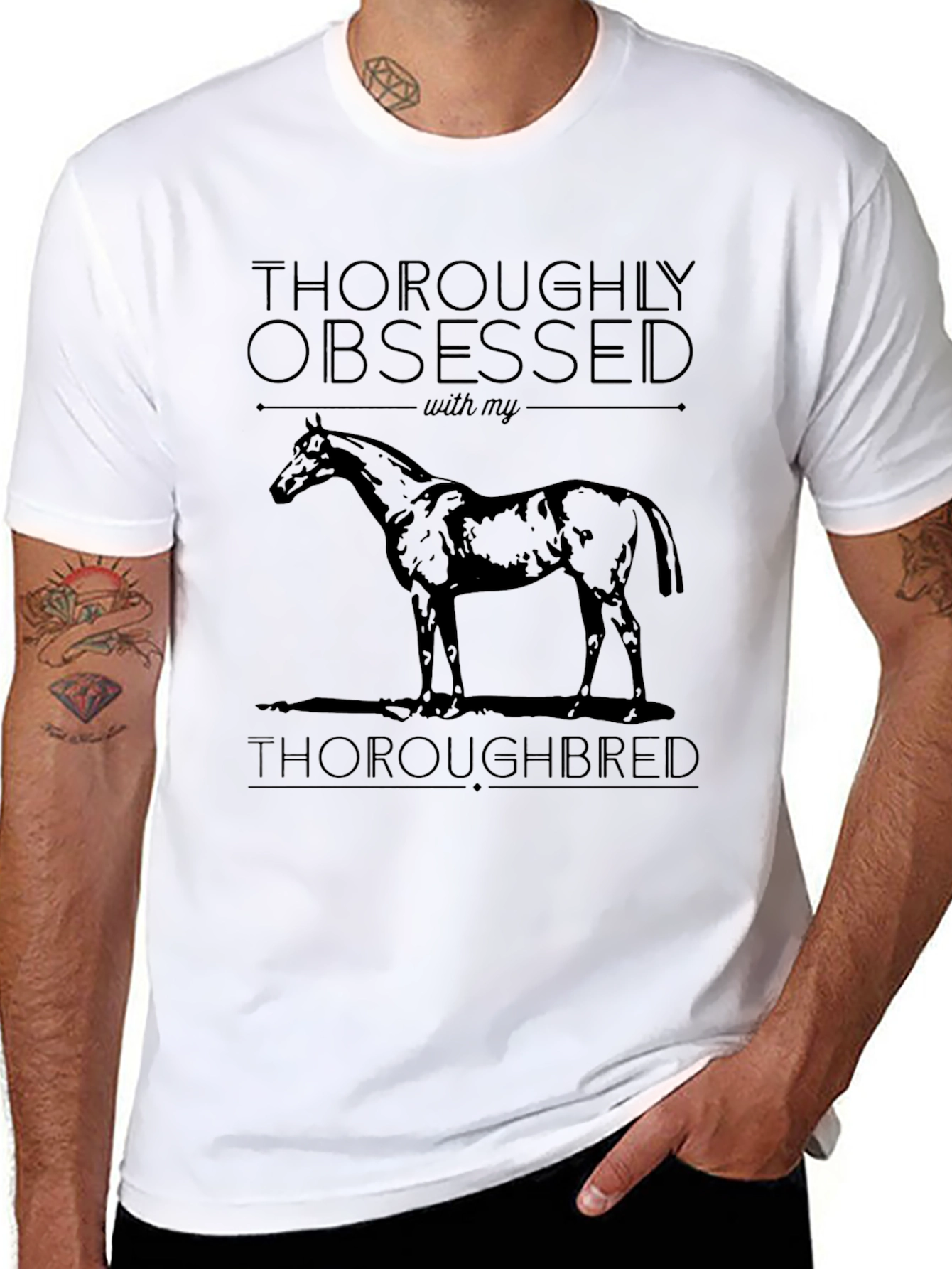 Thoroughbred Obsessed Tee
