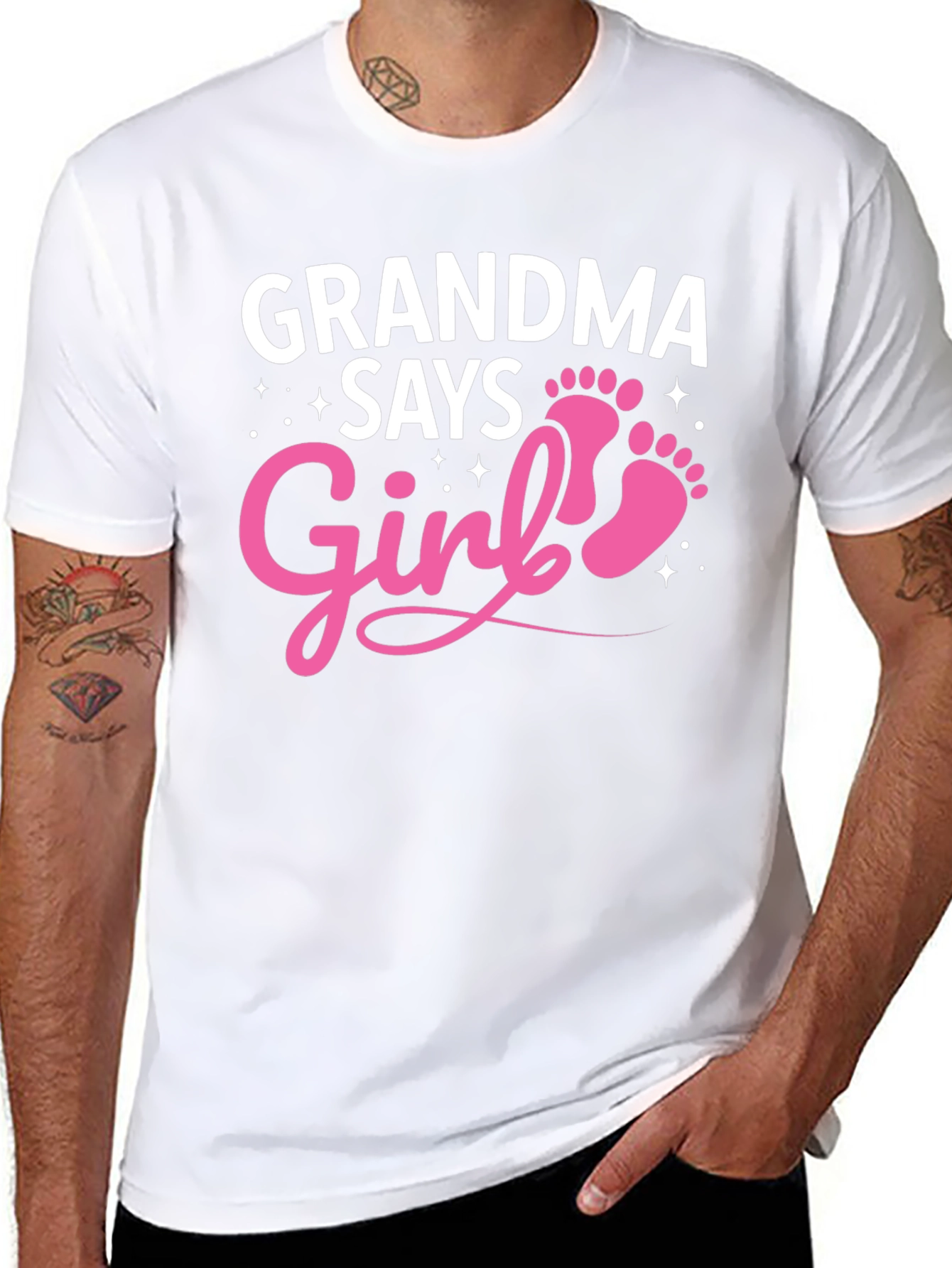 Grandma Says Girl T-Shirt - Baby Shower Gift