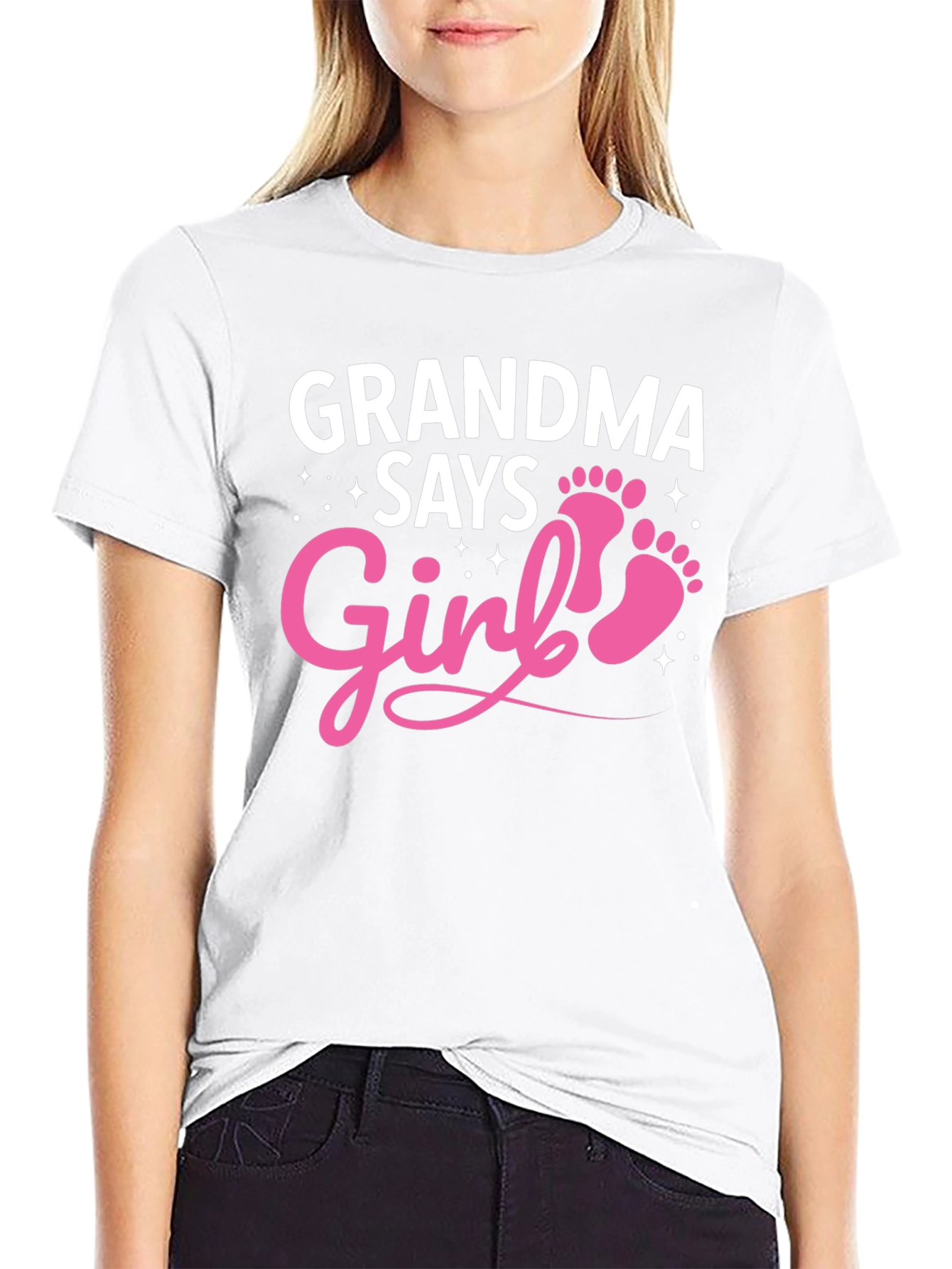 Grandma Says Girl T-Shirt - Baby Shower Gift
