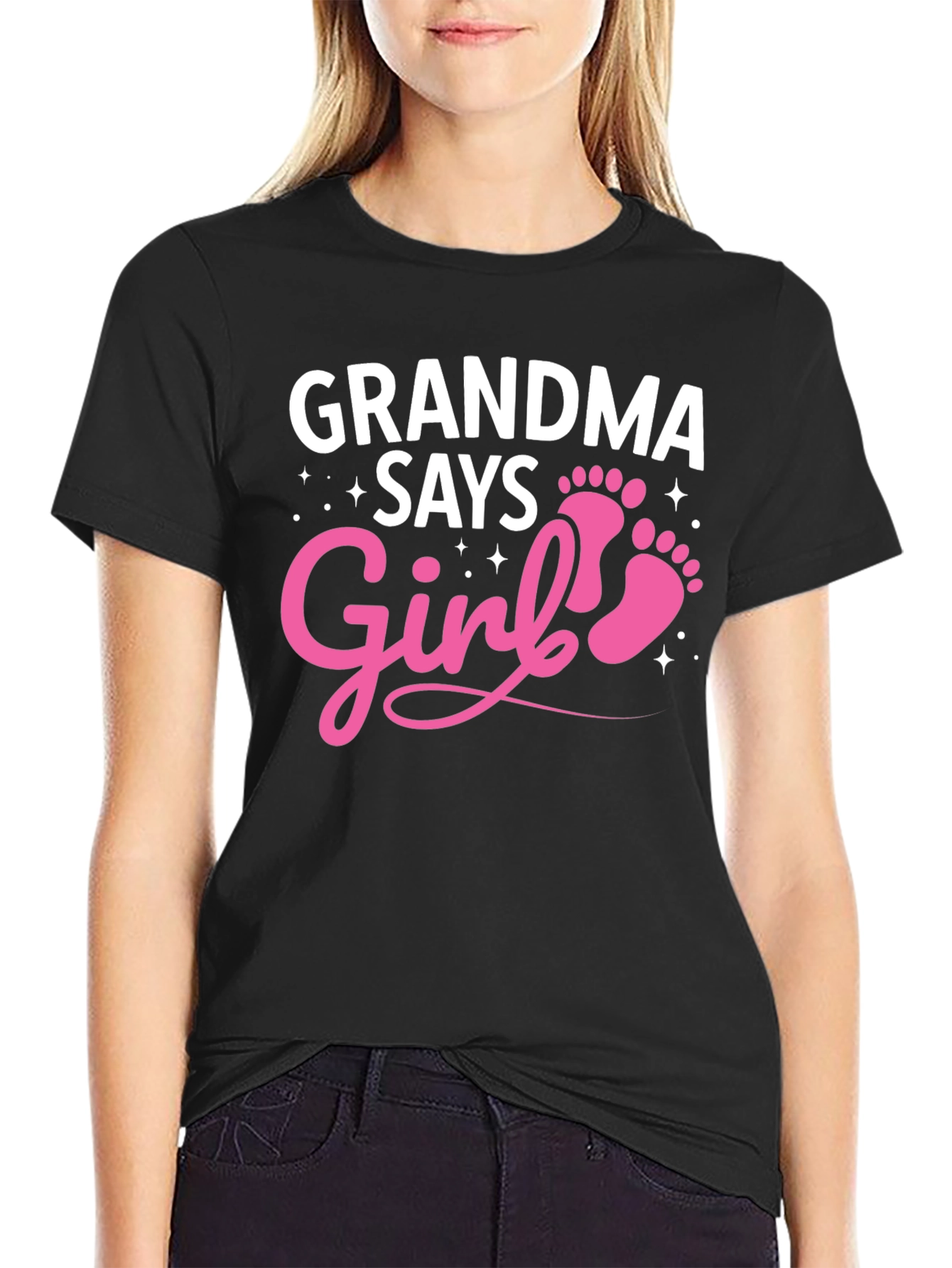 Grandma Says Girl T-Shirt - Baby Shower Gift