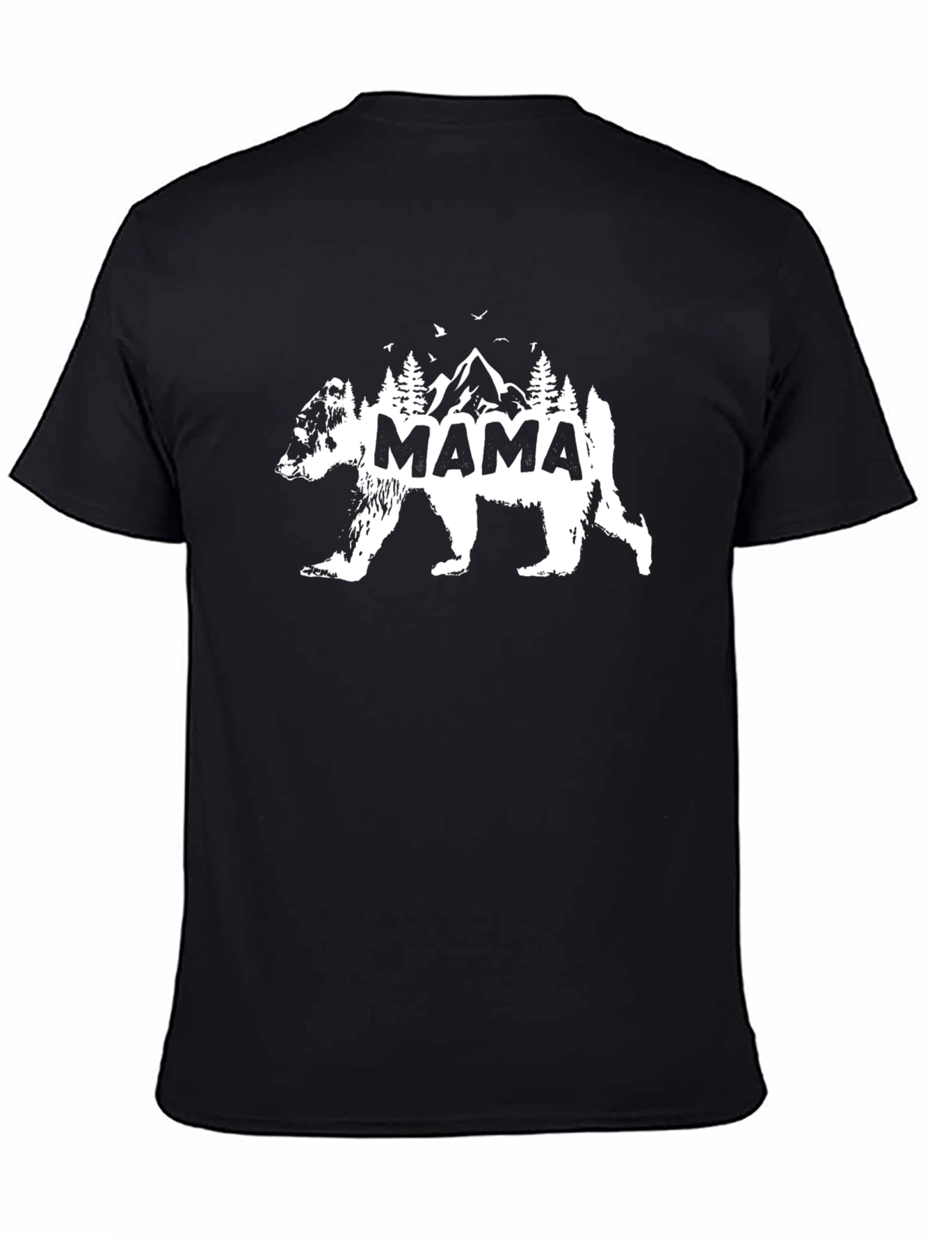 Mama Bear Mountain Graphic Tee - Soft Cotton Blend