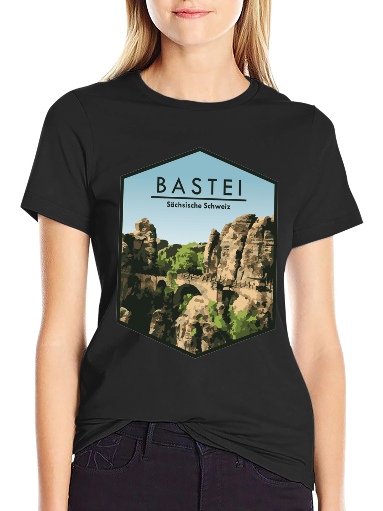 Bastei Bridge Scenic T-Shirt