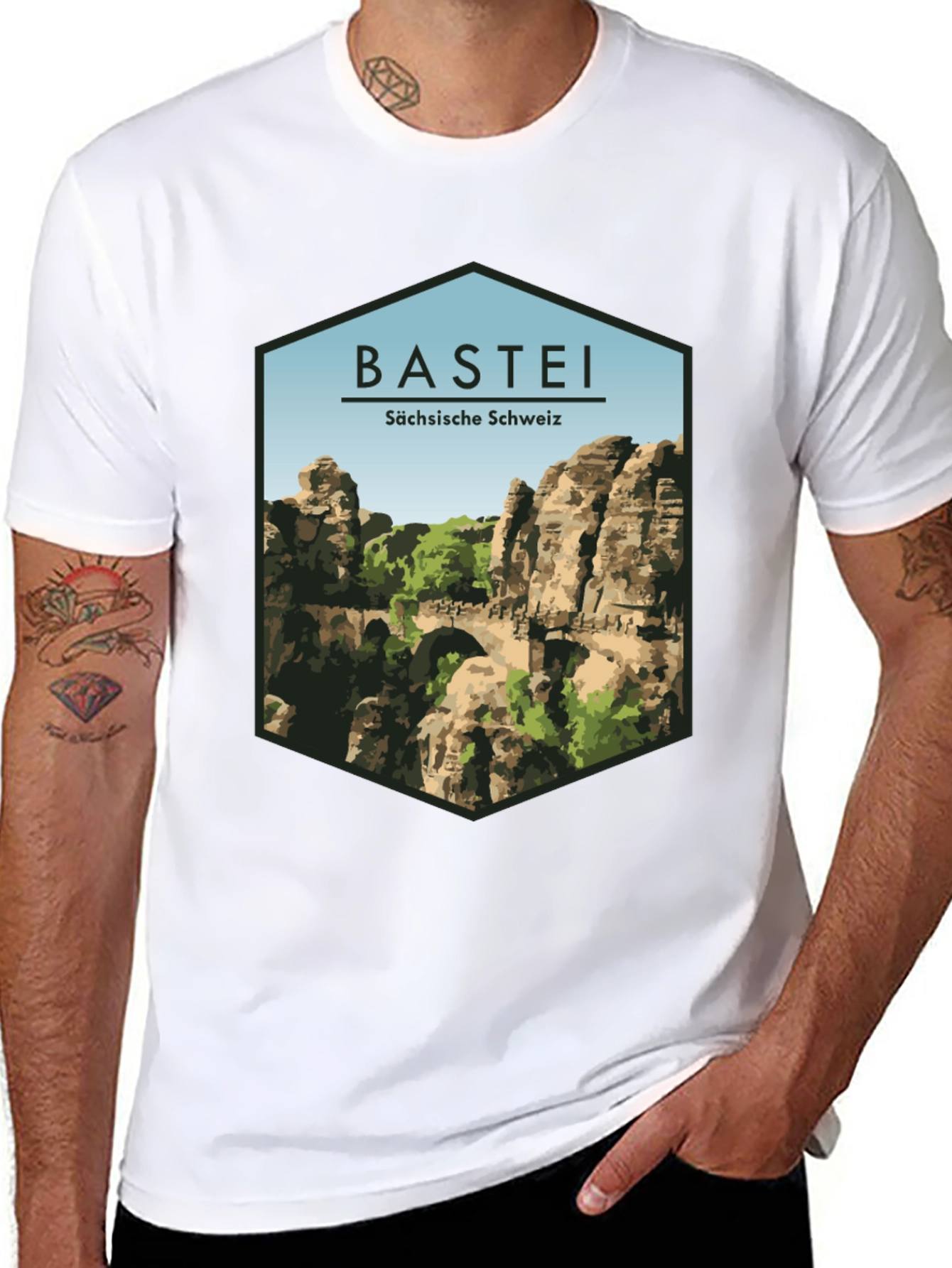 Bastei Bridge Scenic T-Shirt