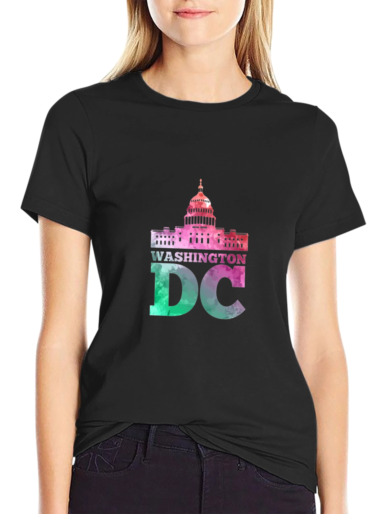 Washington DC Capitol Building Graphic T-Shirt