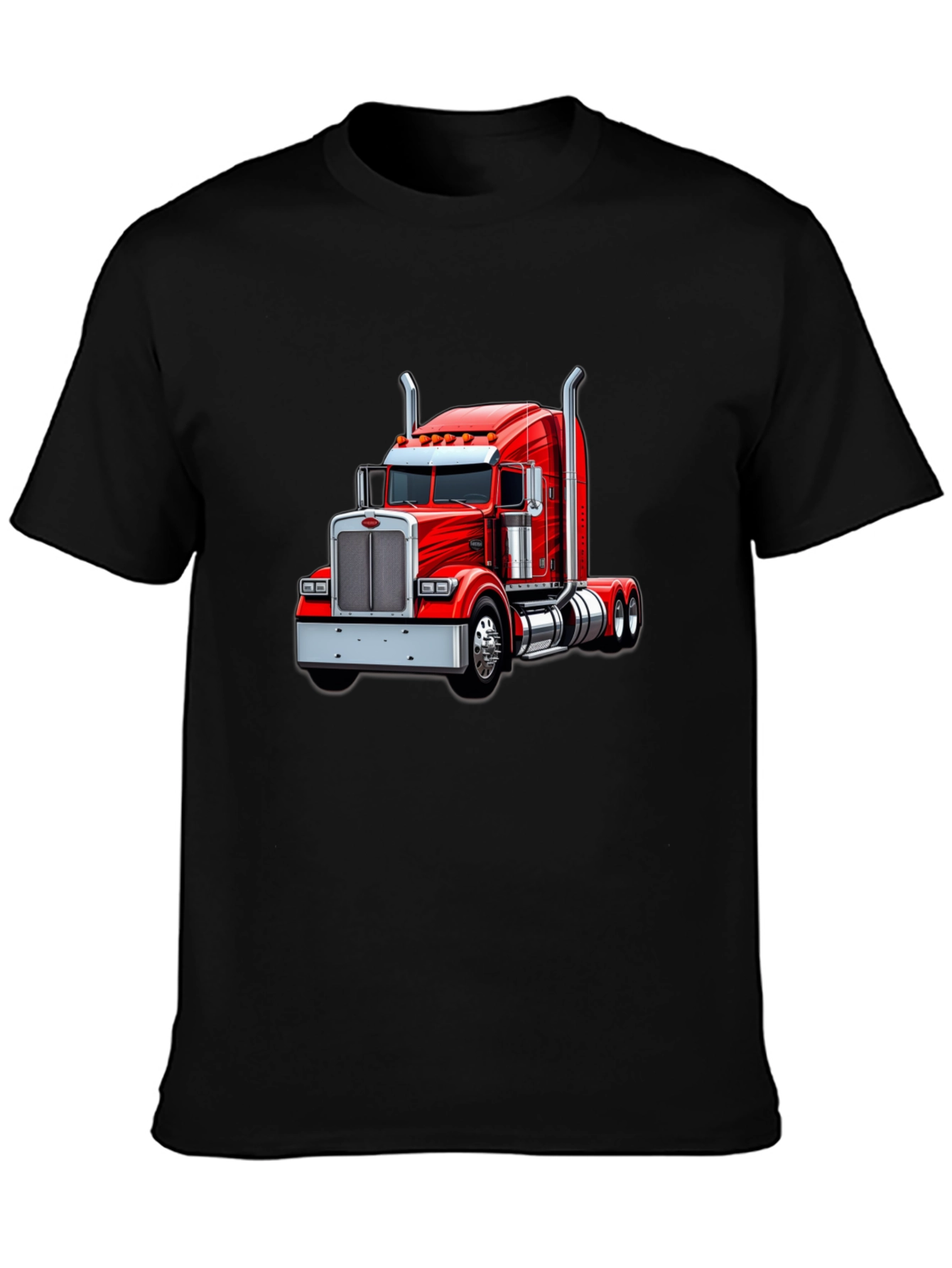 Red Truck Graphic T-Shirt - Classic Design