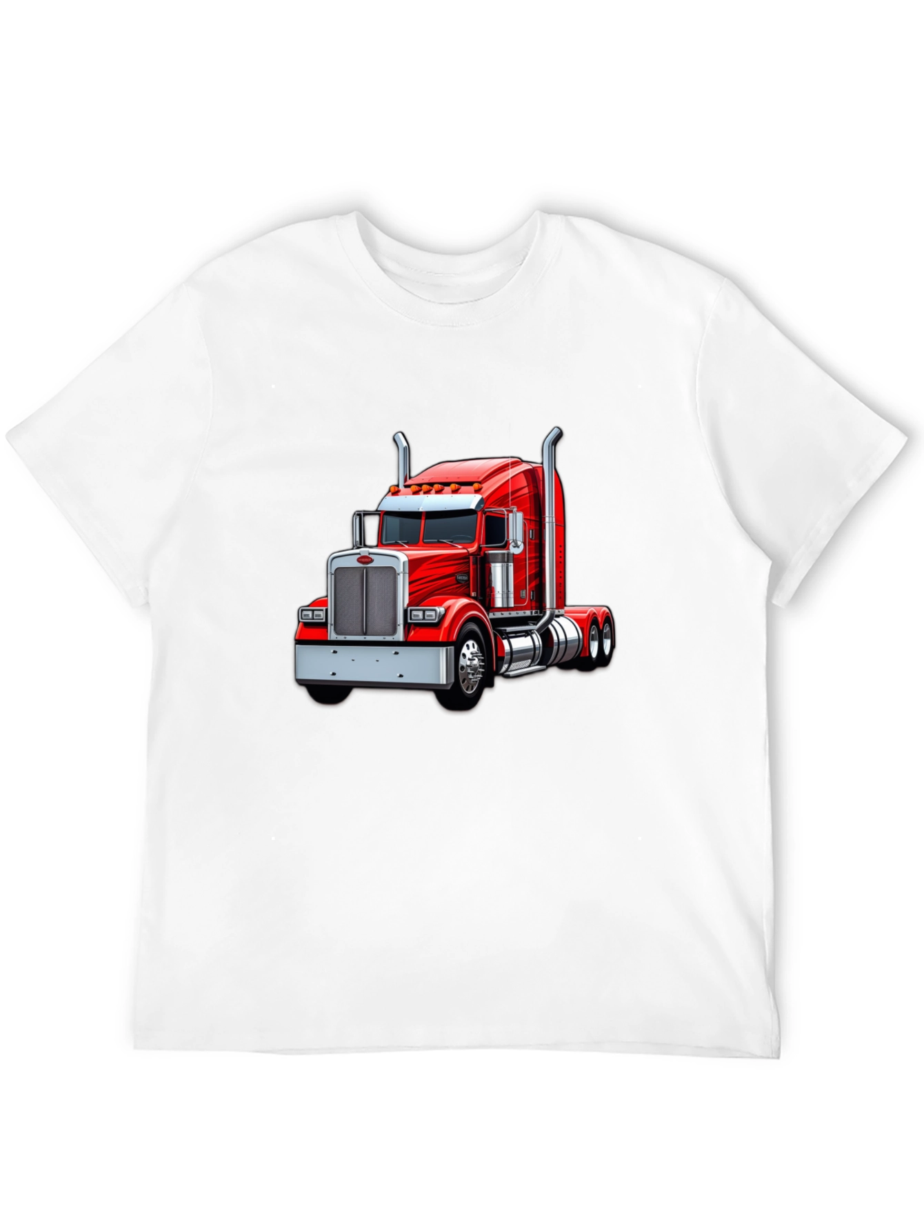 Red Truck Graphic T-Shirt - Classic Design