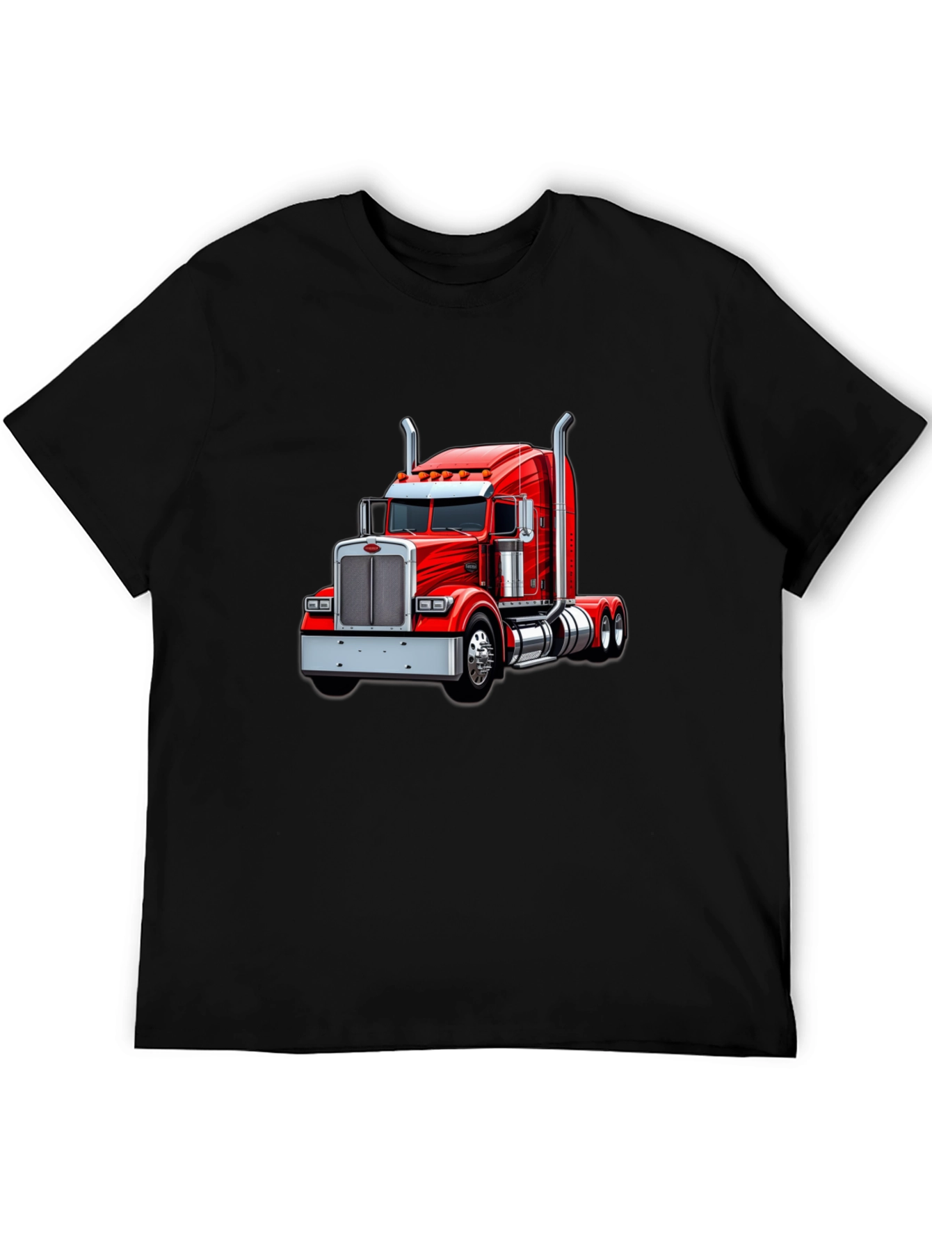 Red Truck Graphic T-Shirt - Classic Design